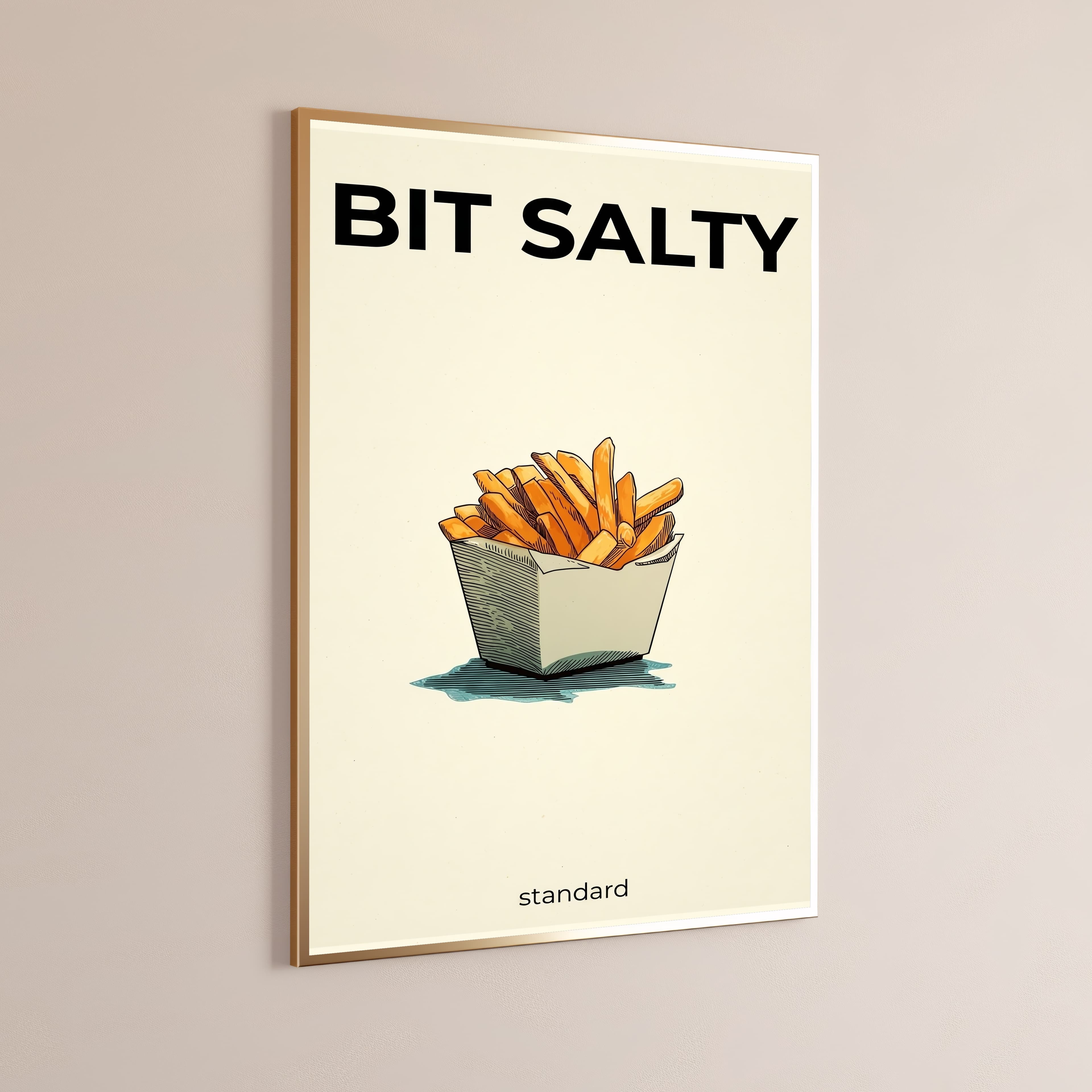 Bit Salty Food Art Print