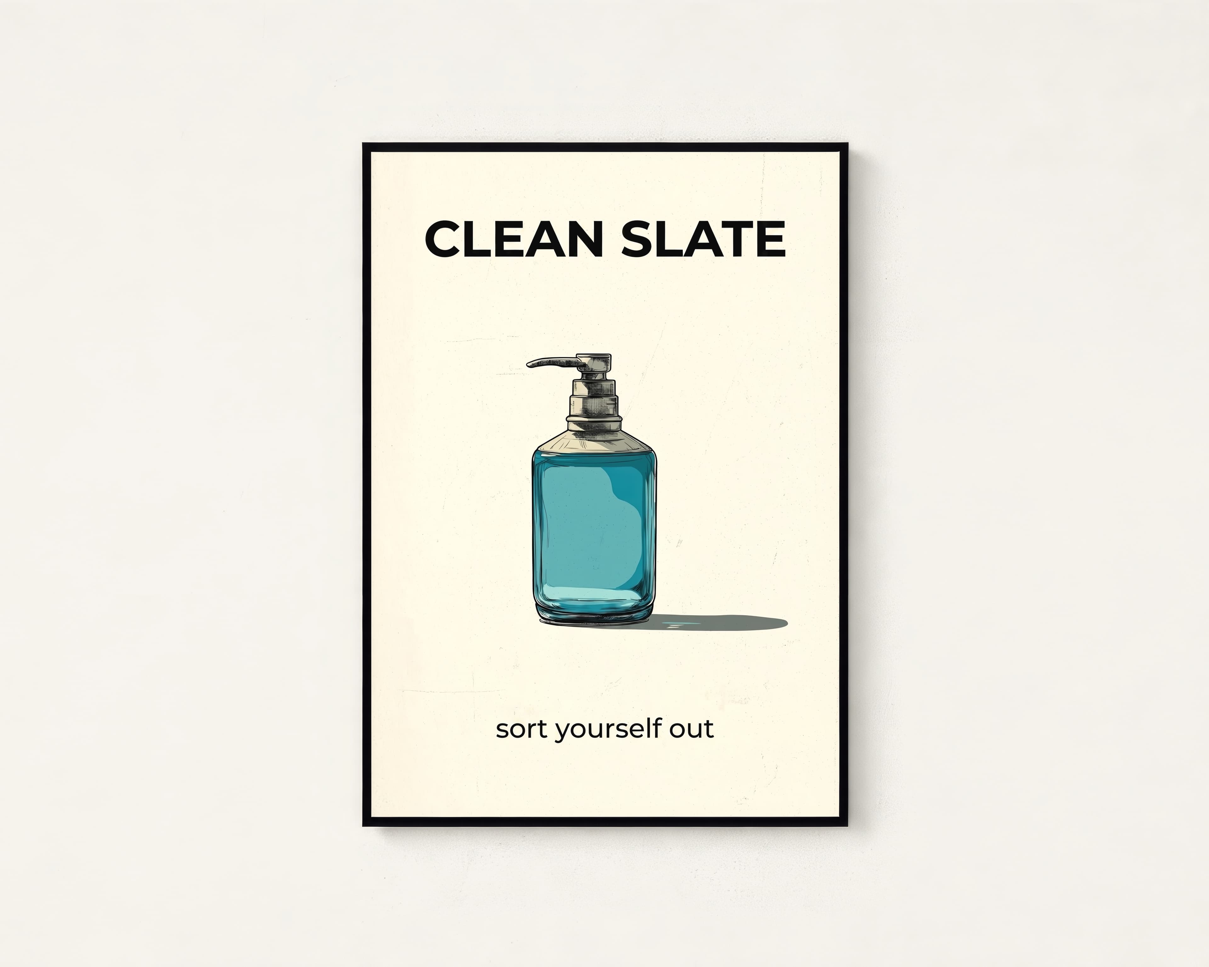 Clean Slate Minimalist Print