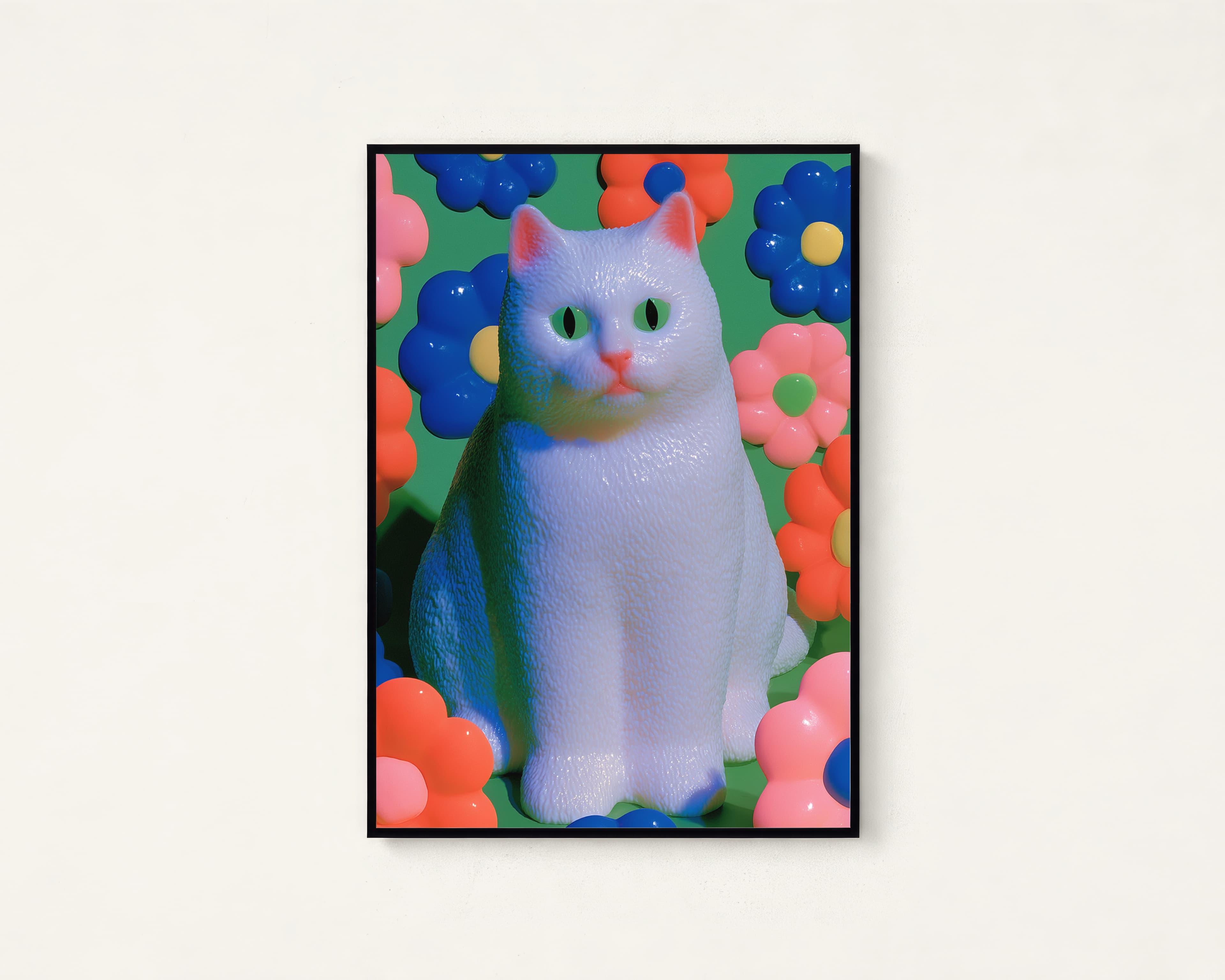 Colorful Cat Pop Art Print