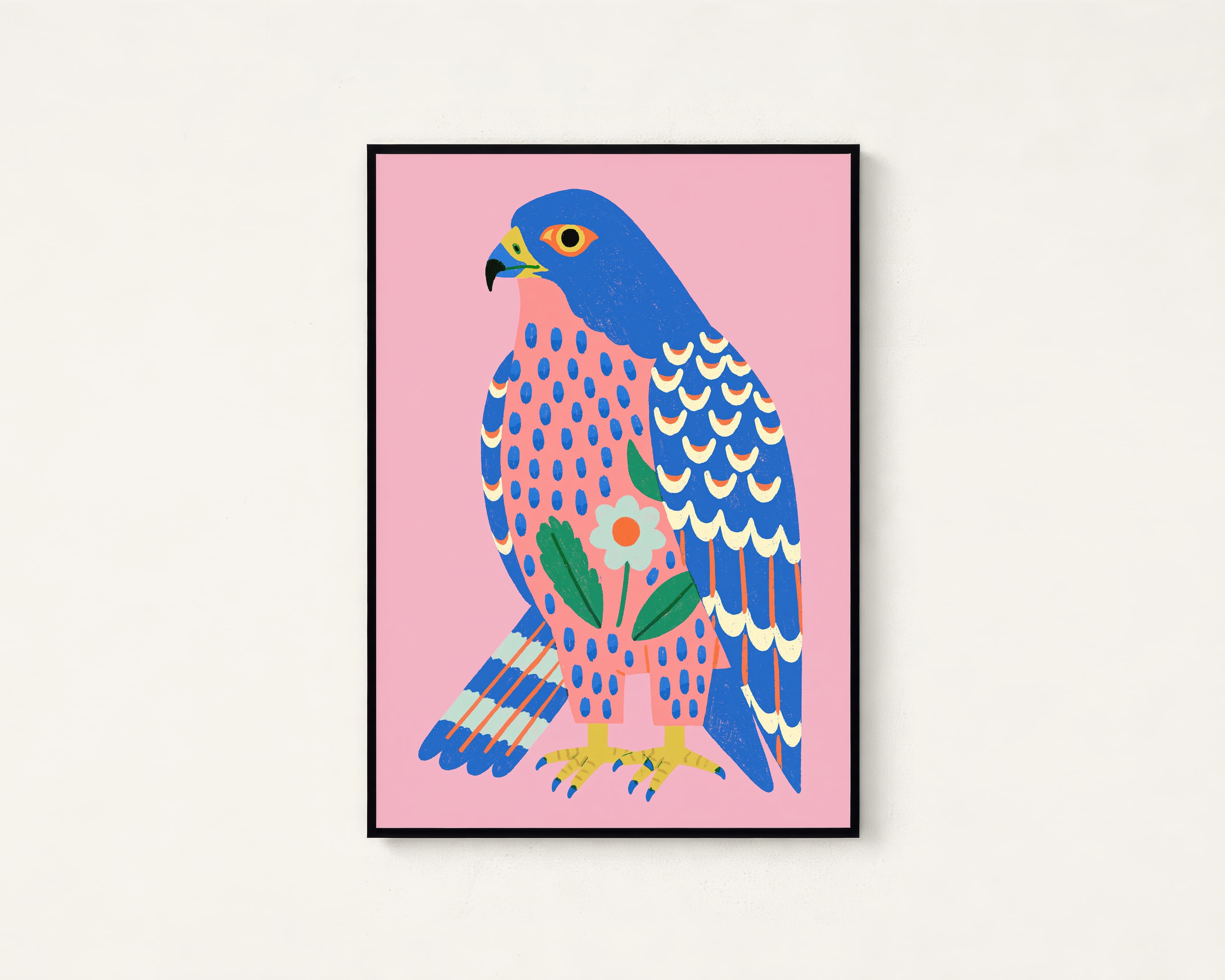 Colorful Falcon Pop Art Print