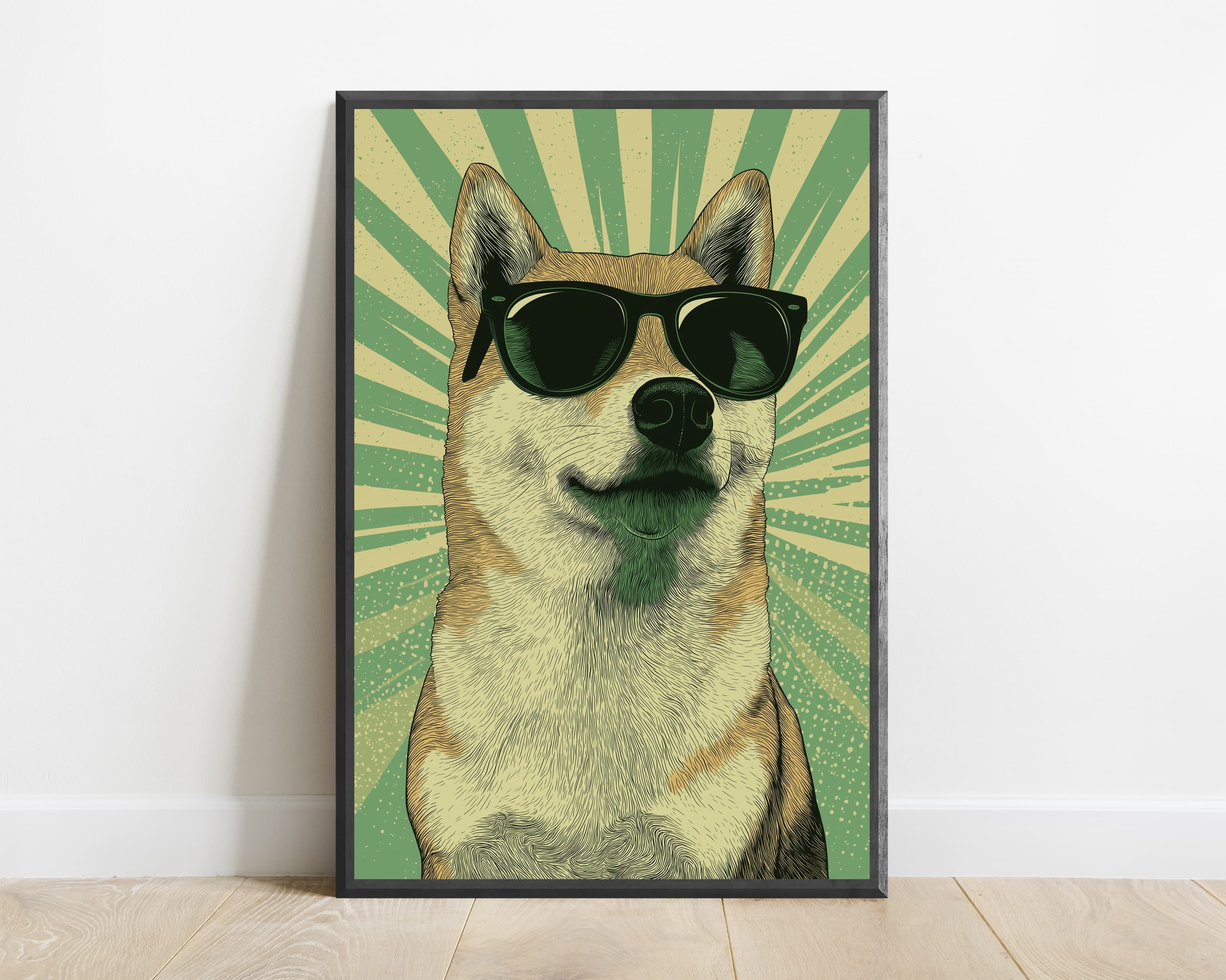 Cool Chihuahua Sunglasses Pop Art Print — view 1