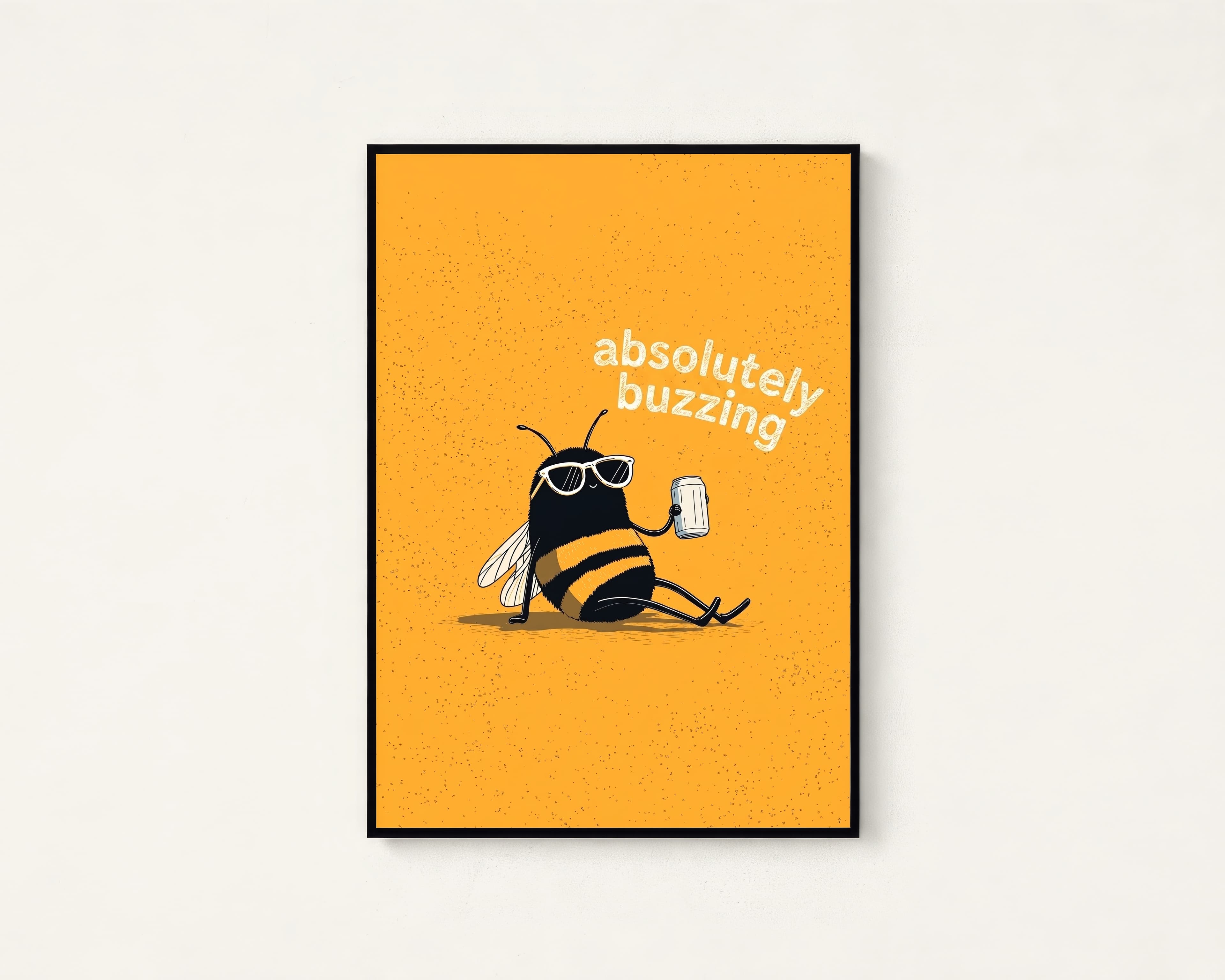 Funny Bee Print