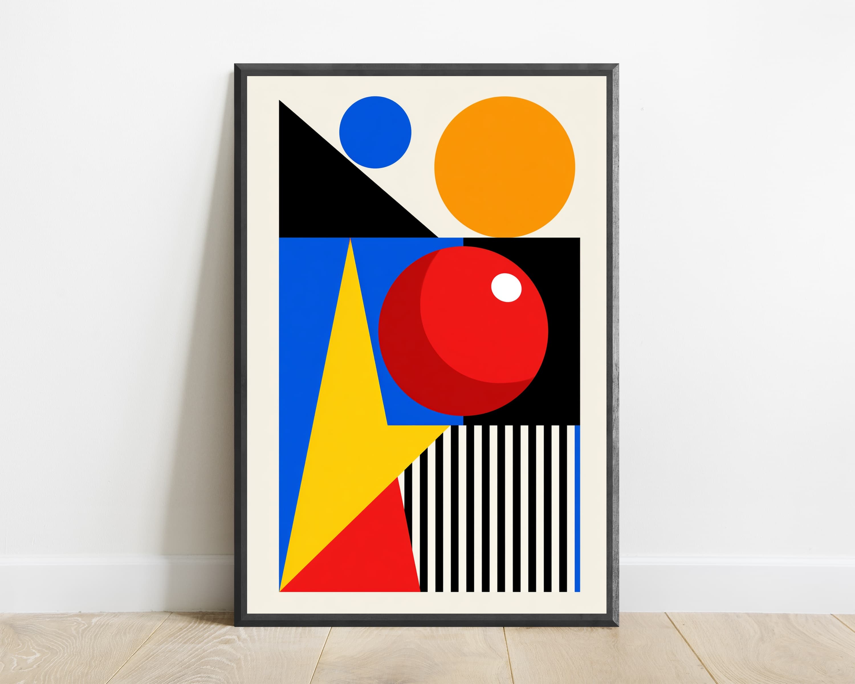 Geometric Shapes Abstract Pop Art — view 1