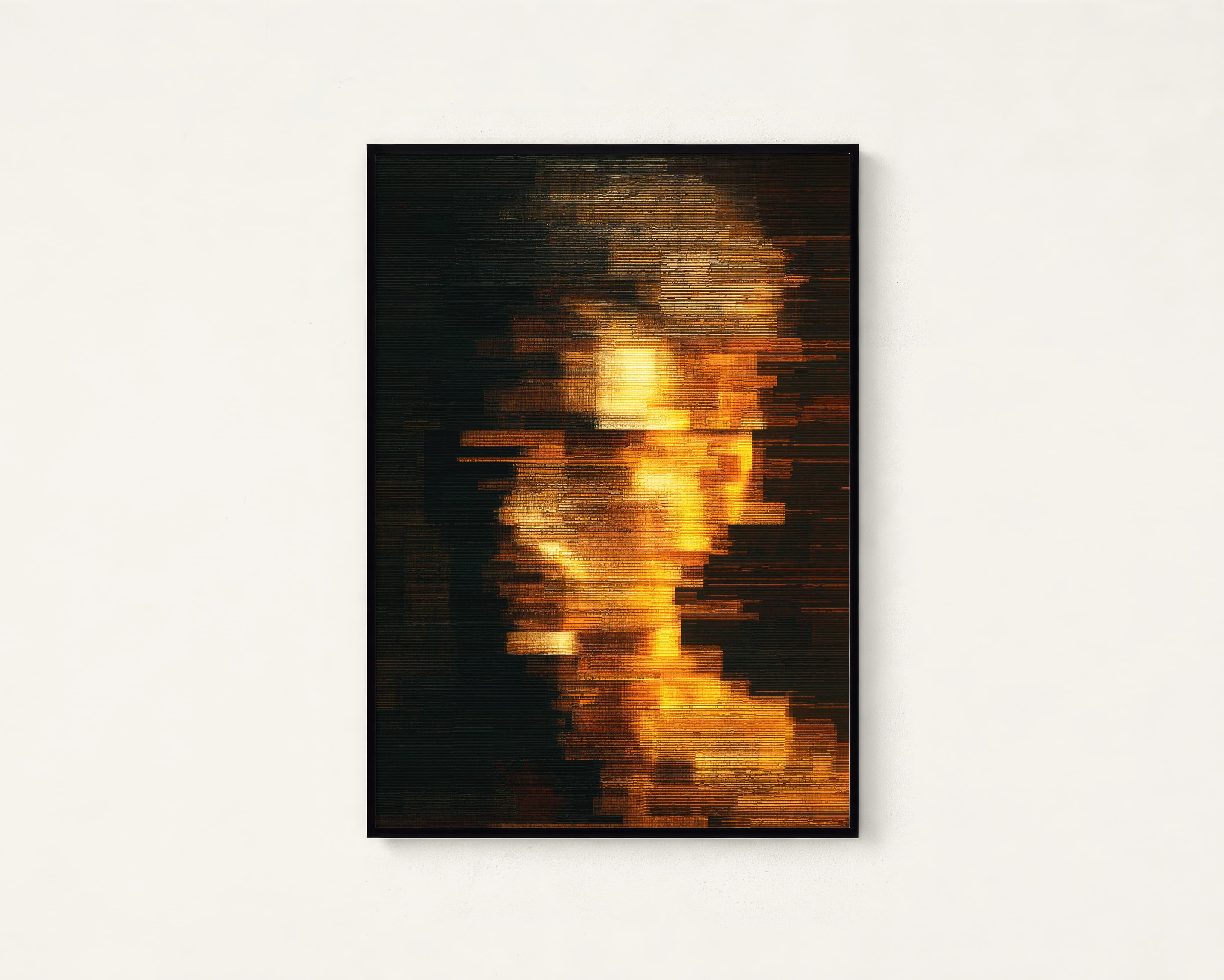 Golden Light Abstract Print