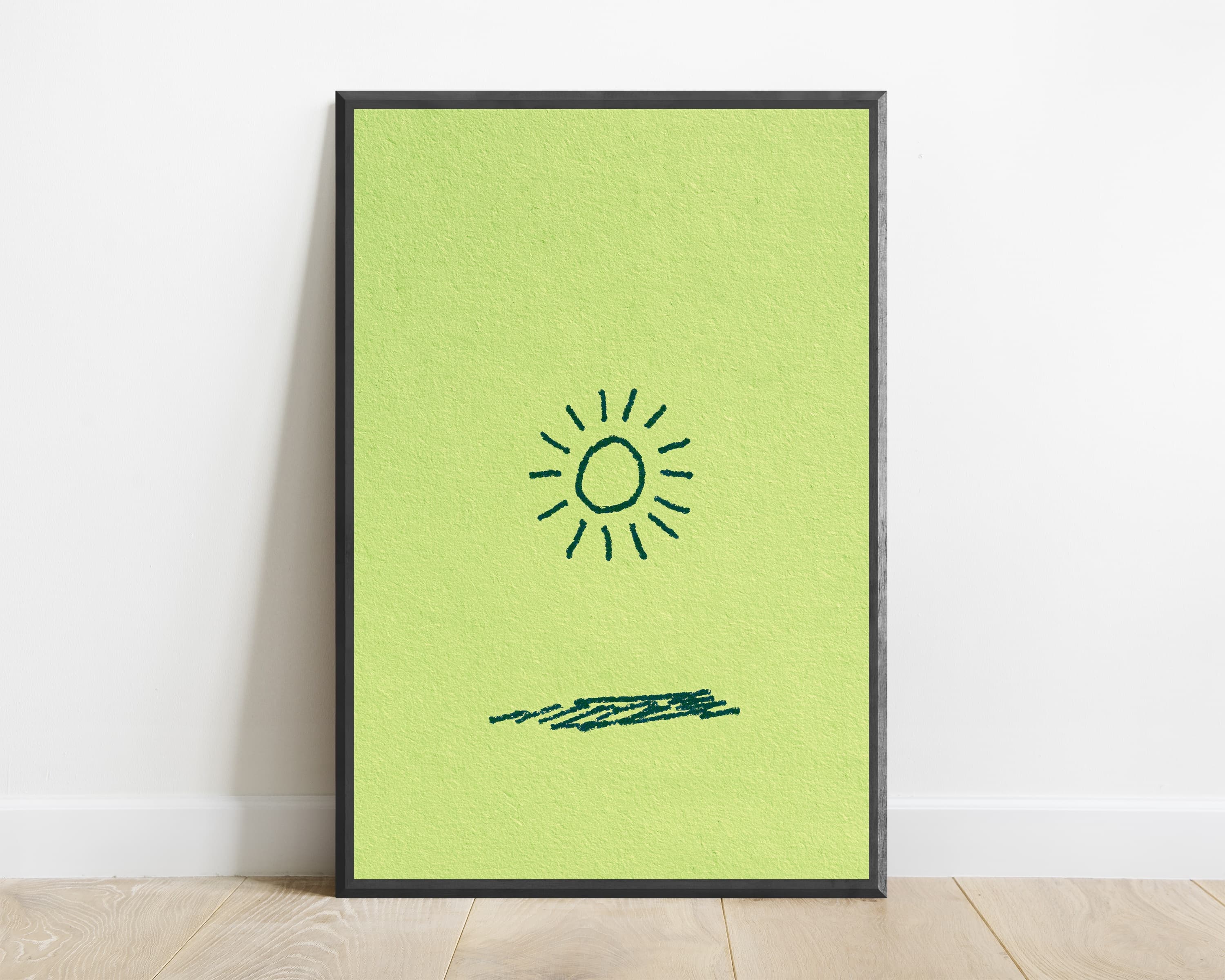 Minimalist Sun Print — view 1