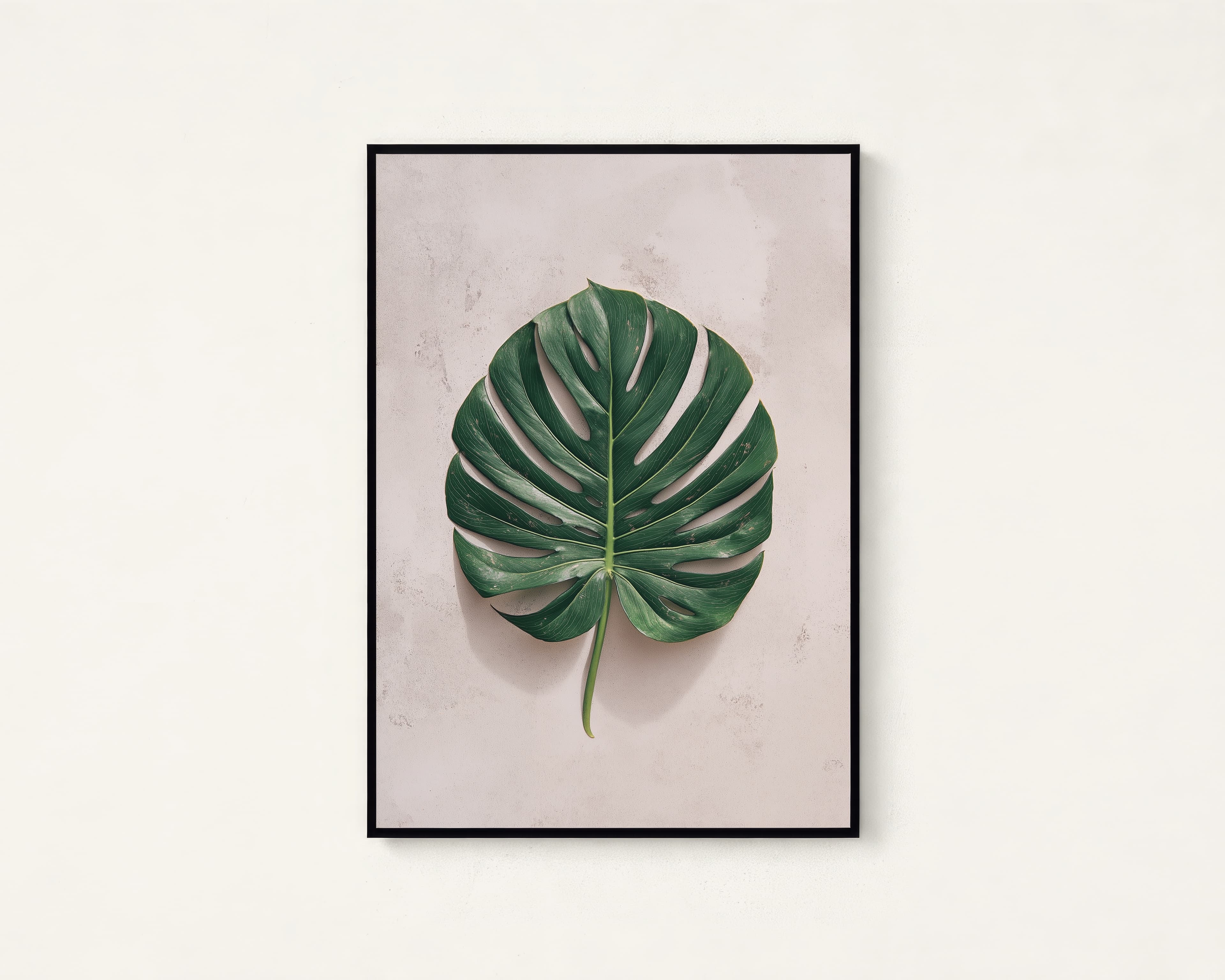 Monstera Leaf Print