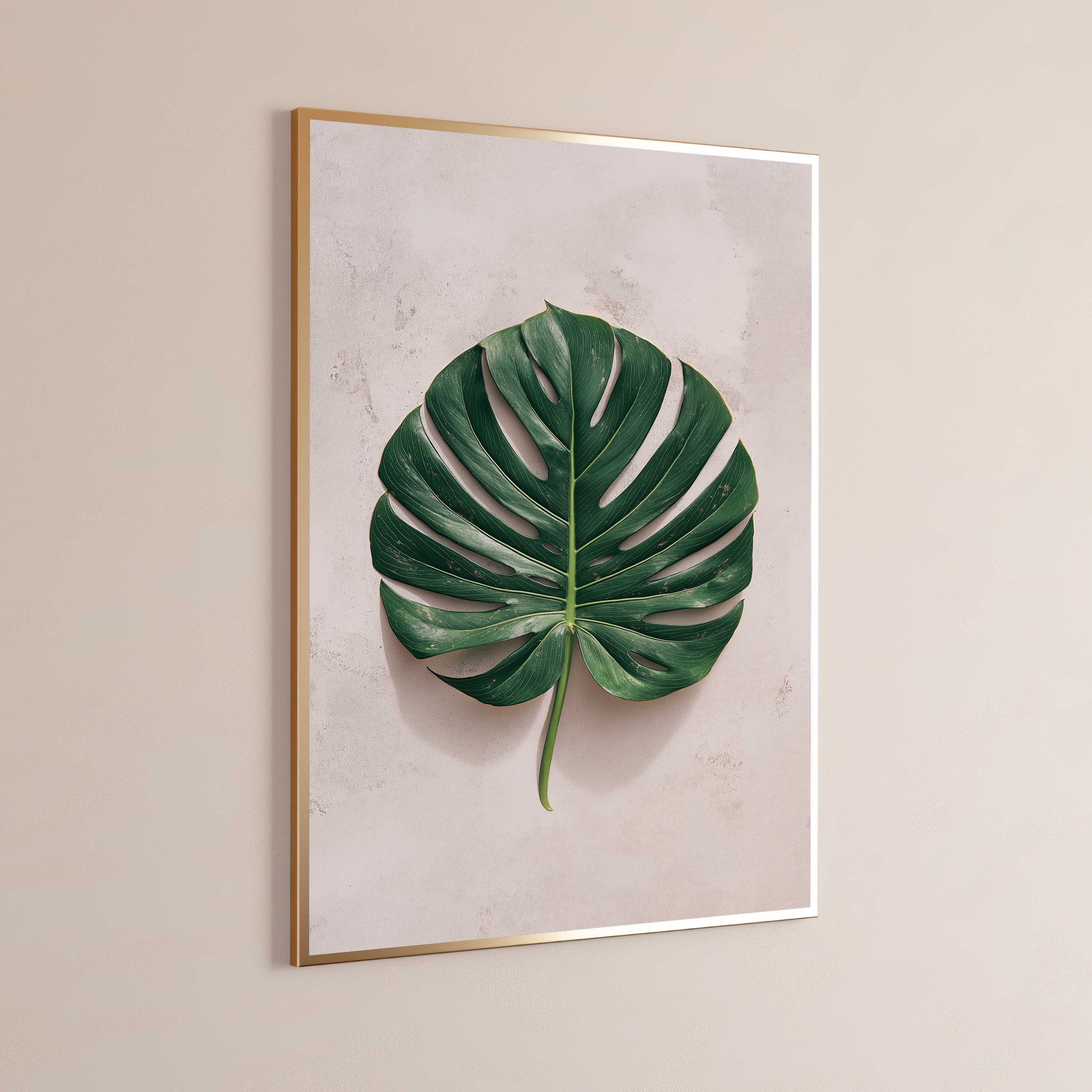 Monstera Leaf Print