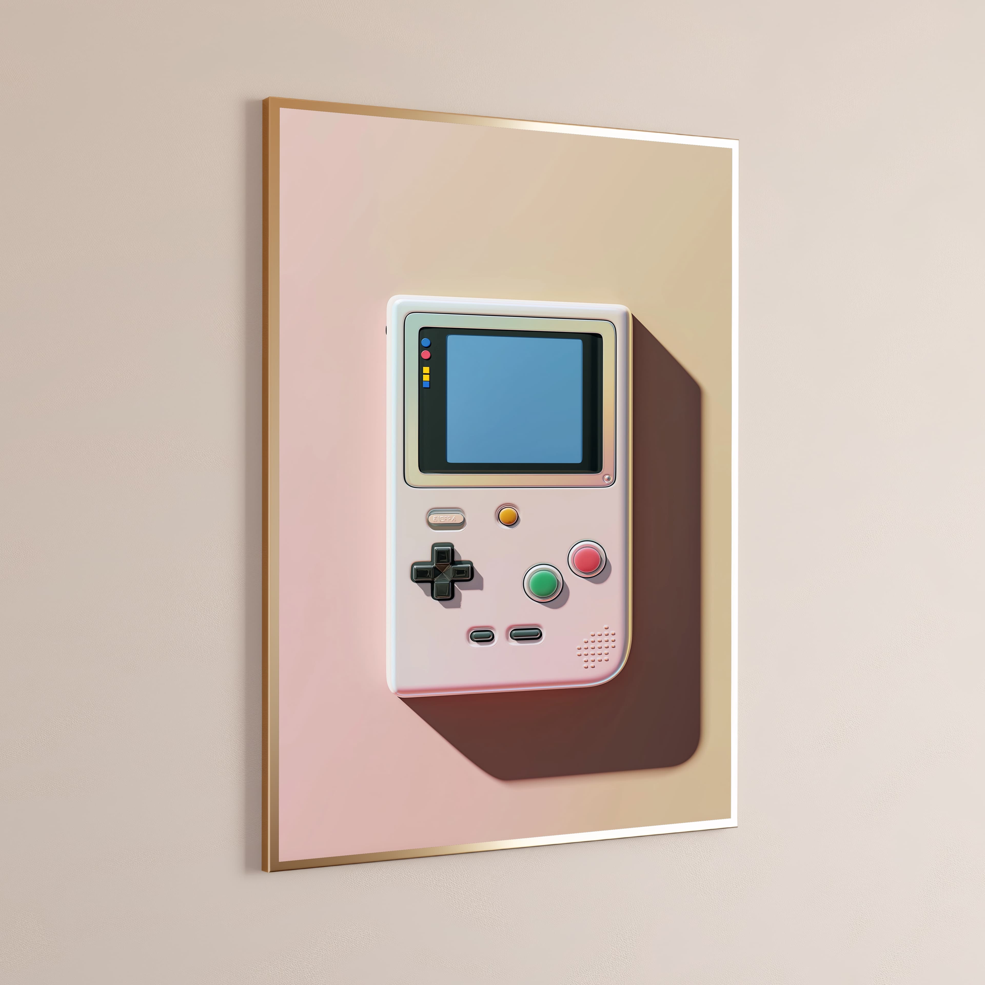 Retro Handheld Gaming Console Print