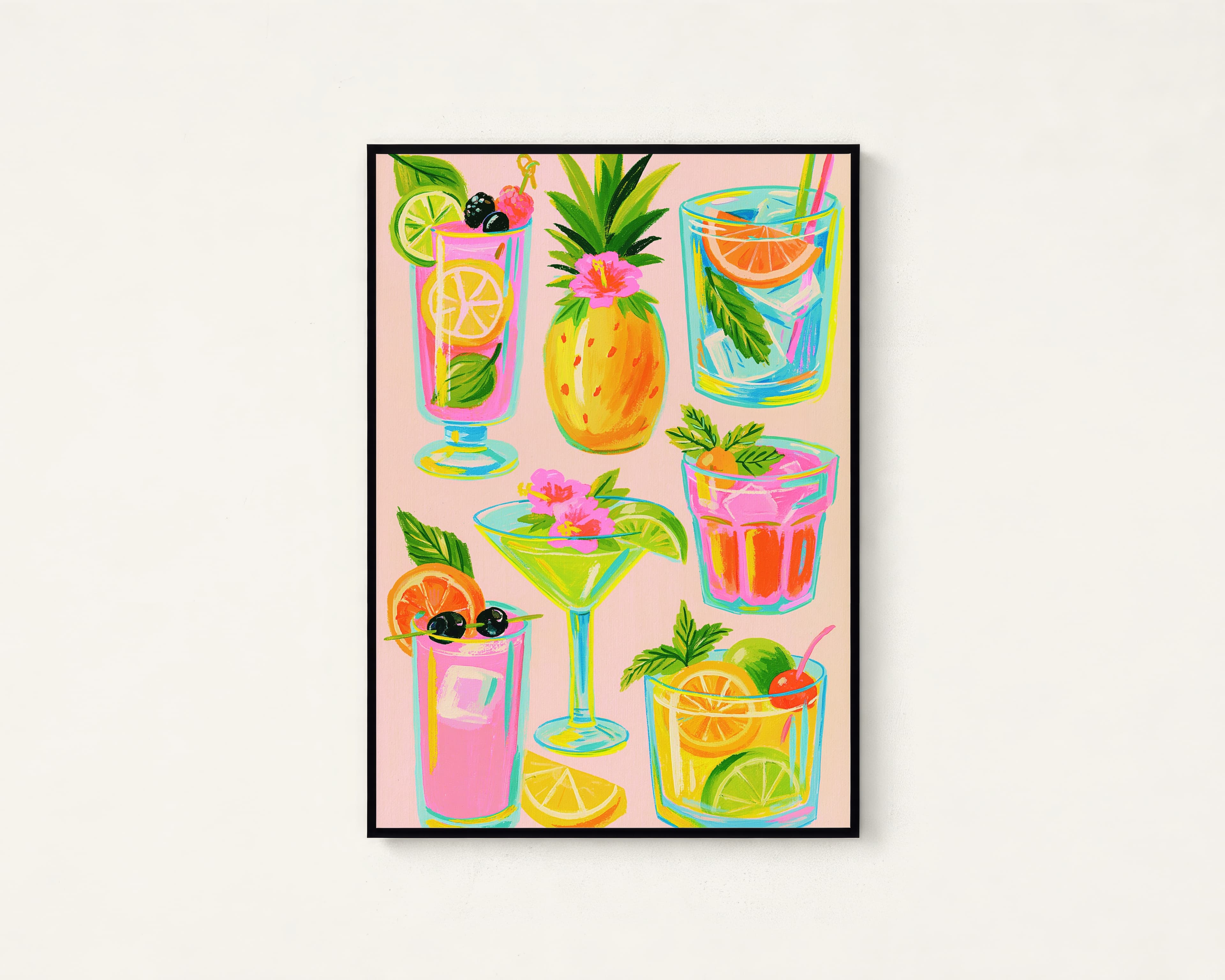 Tropical Cocktail Art Print