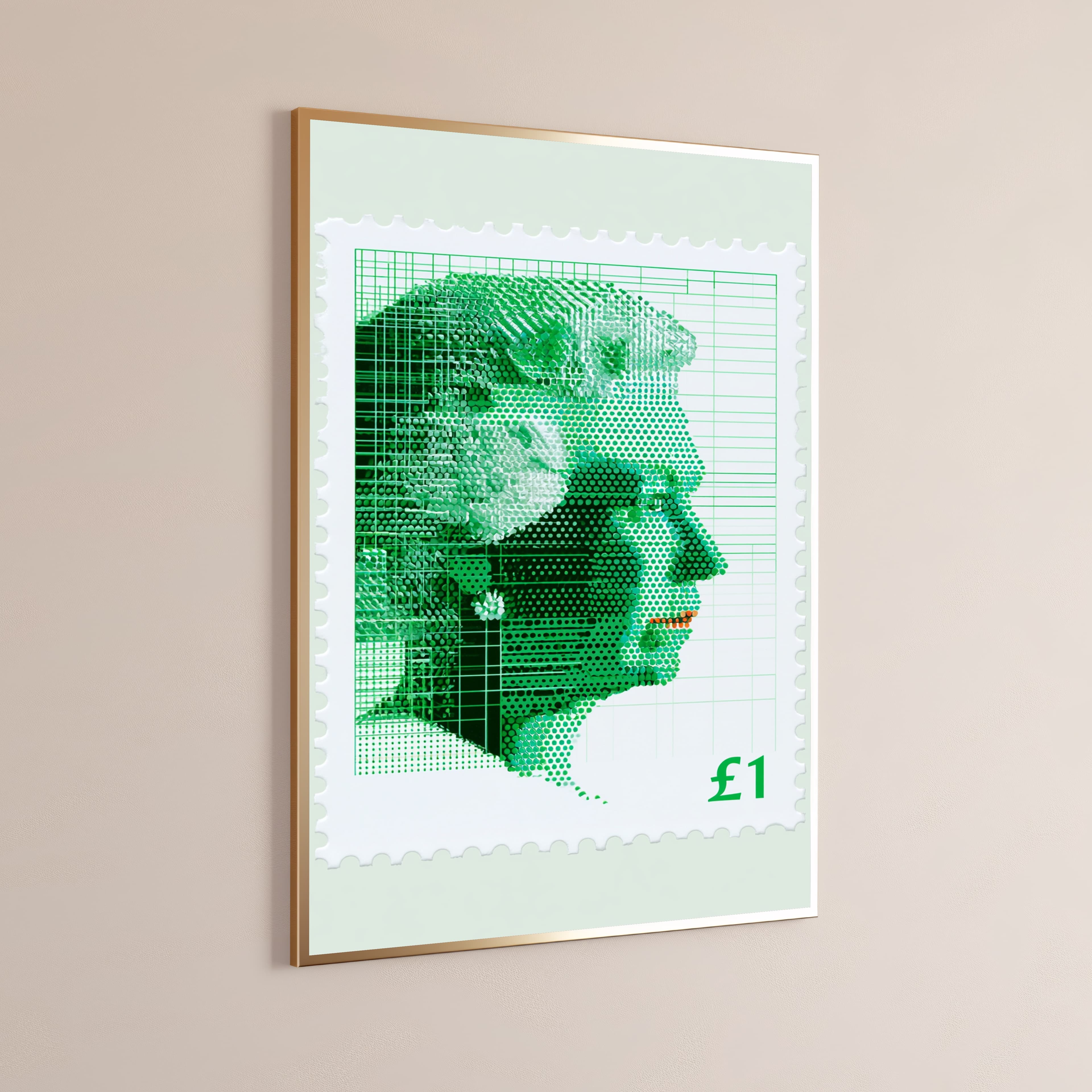 UK Map Minimalist Art Print