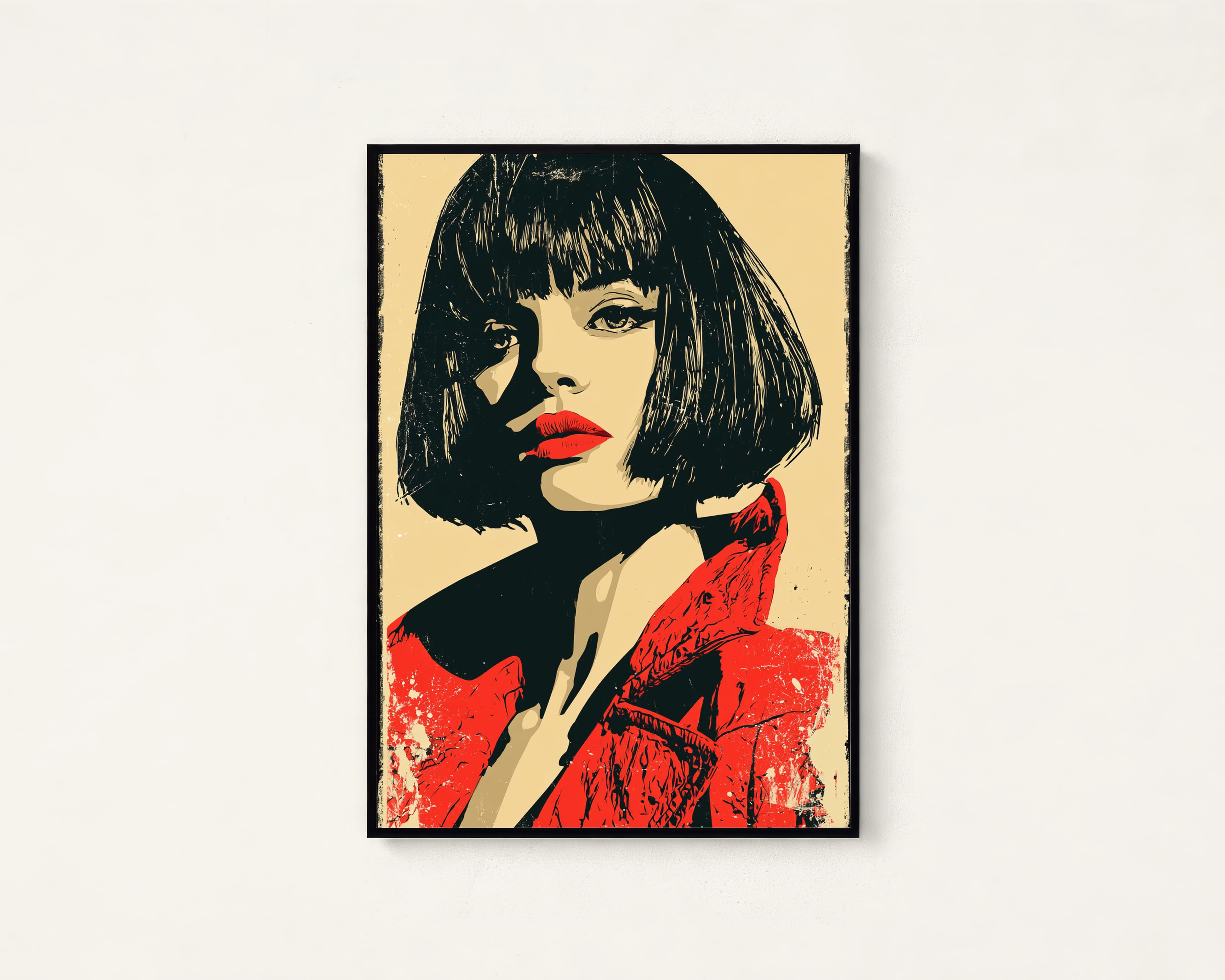 Bold Woman Portrait Pop Art Print