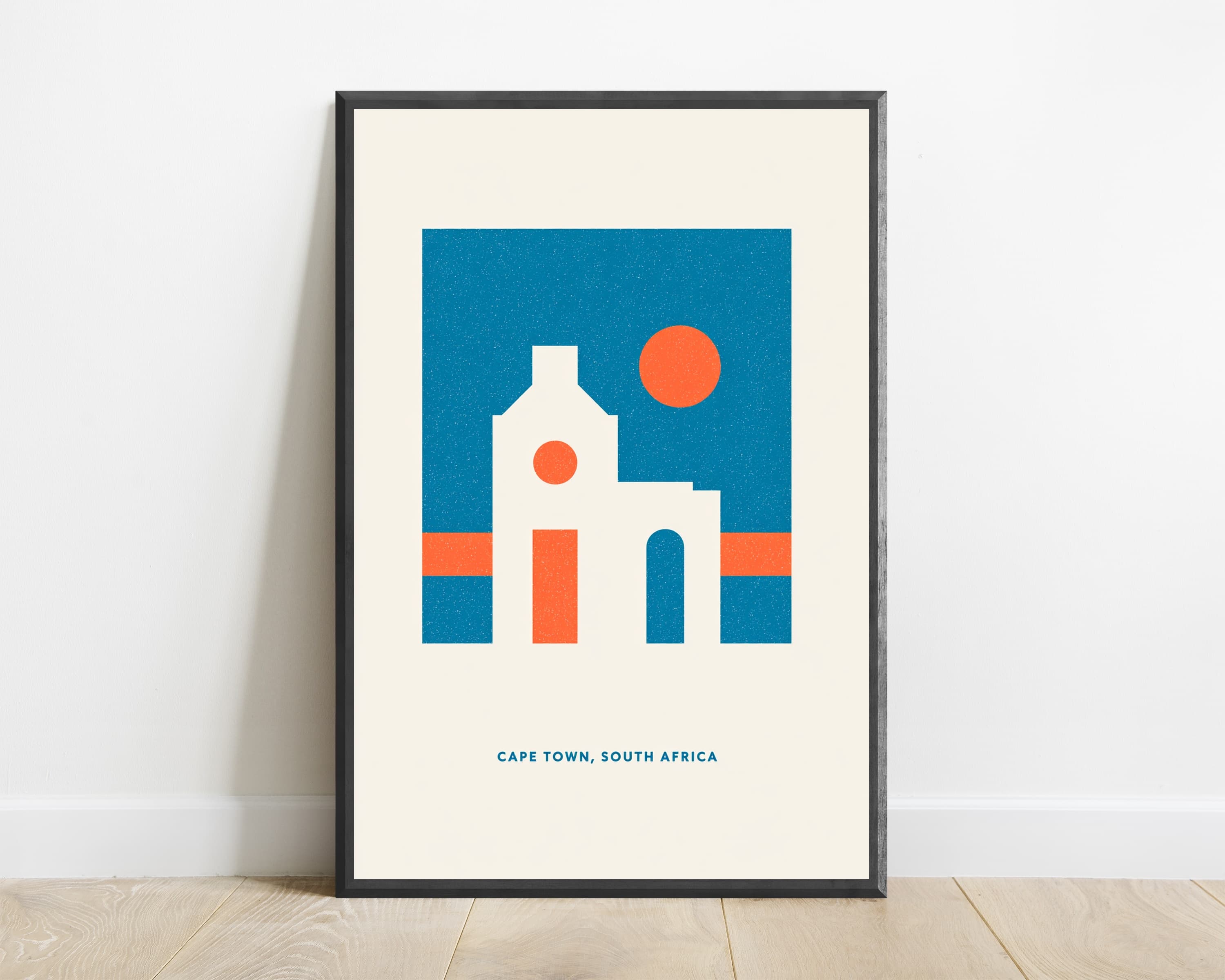 Cape Town Architecture Minimalist Print — view 1
