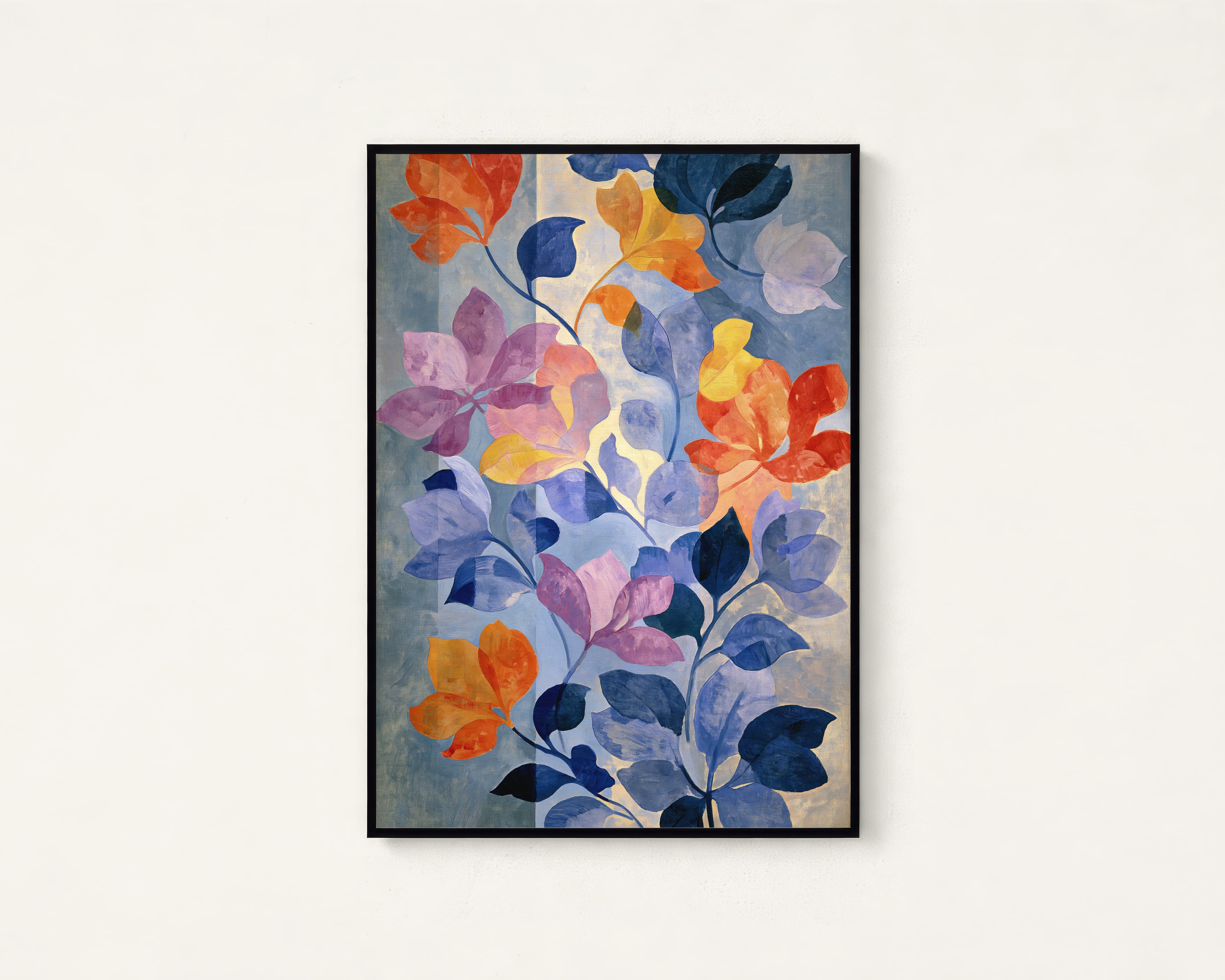 Colourful Leaves Botanical Print — view 1