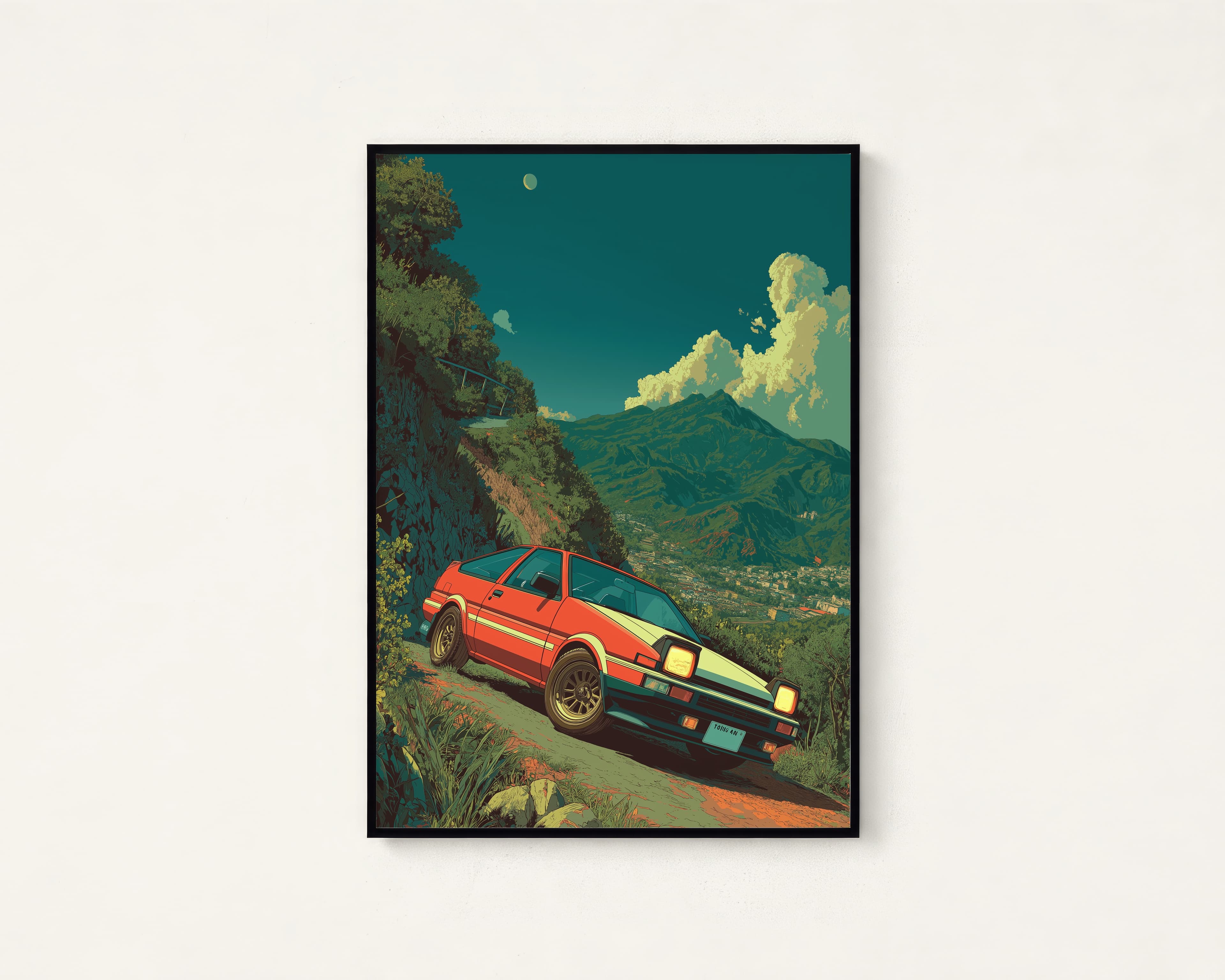 Toyota AE86 Vintage JDM Poster — view 1