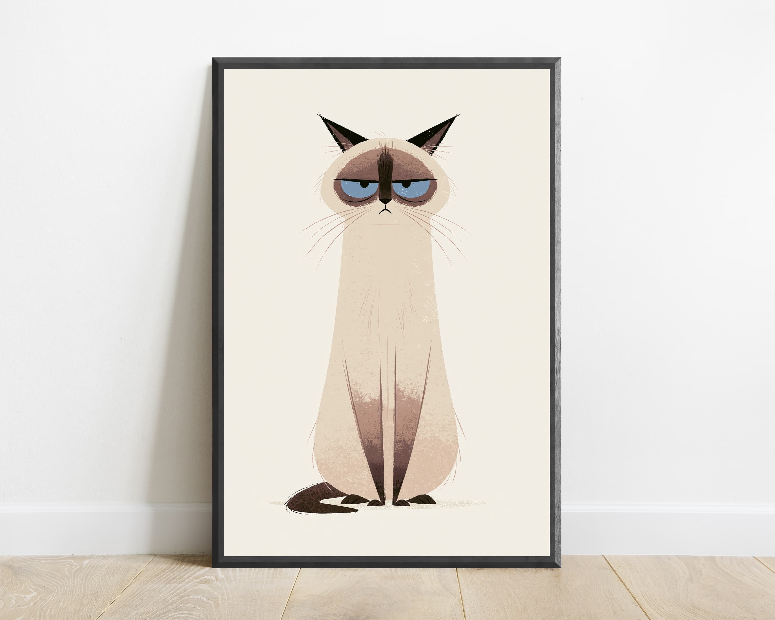 Grumpy Cat Sunglasses Pop Art Print — view 1
