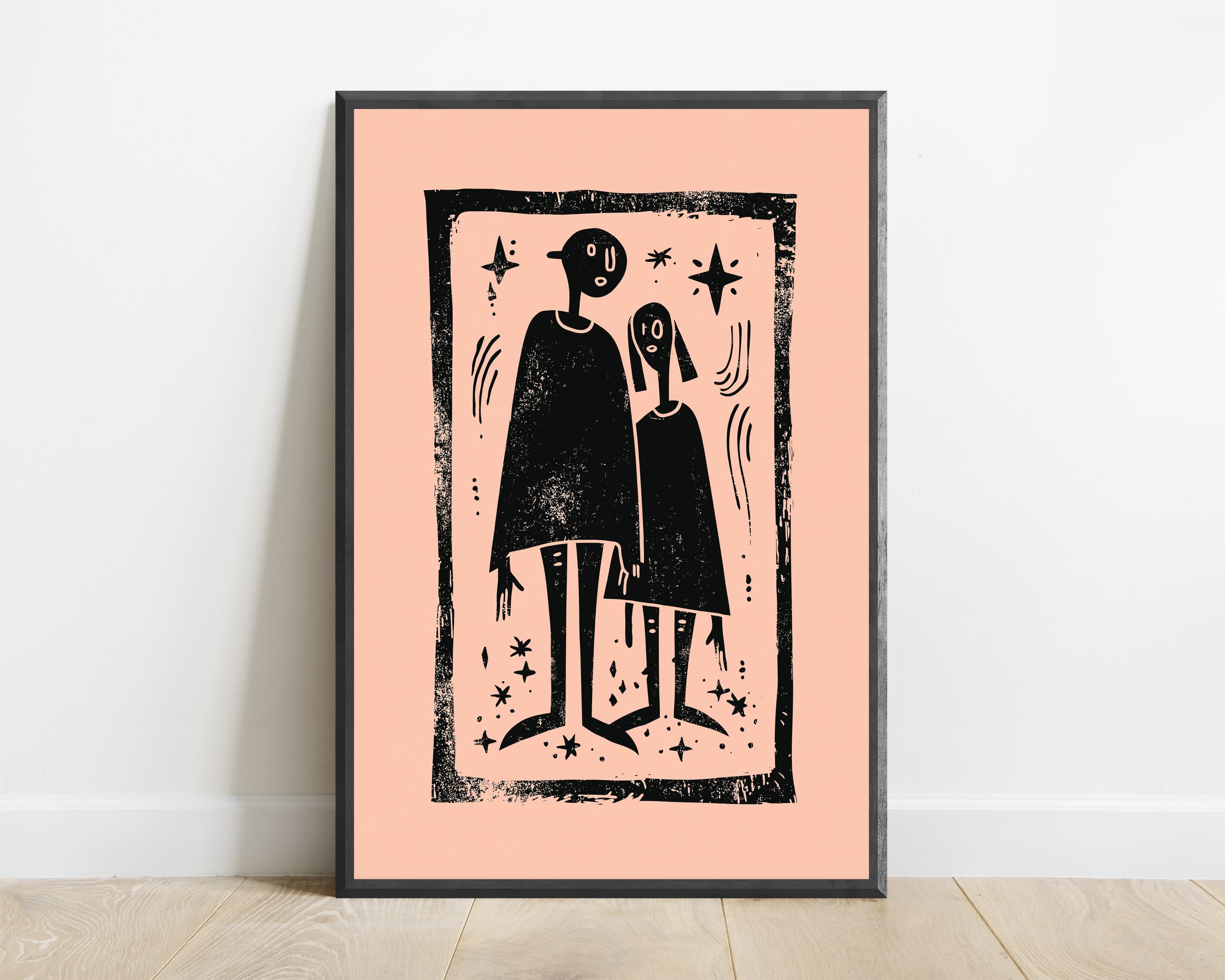 Mother and Child Cosmic Portrait — view 1