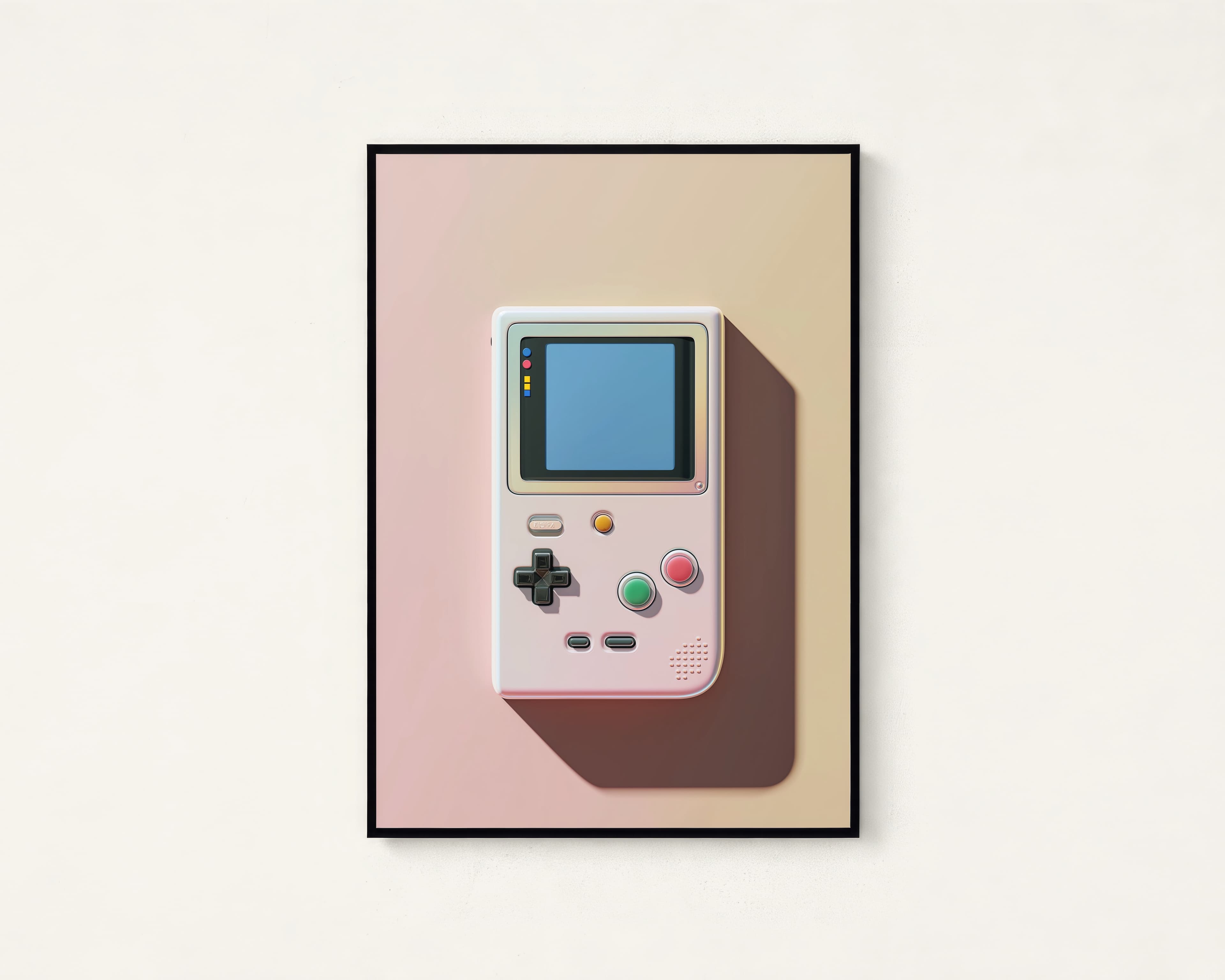 Retro Handheld Gaming Console Print