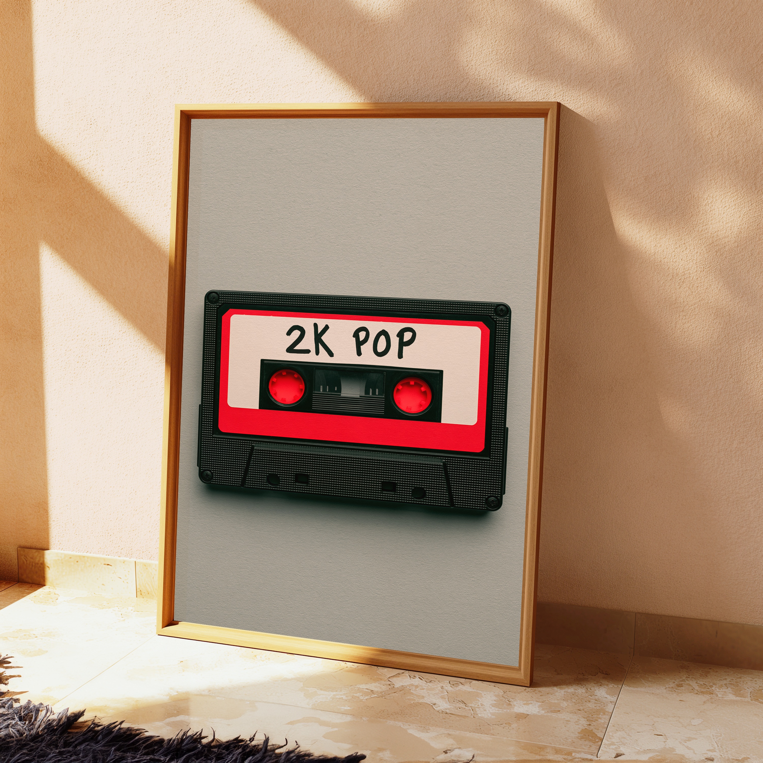 2K Pop Retro Cassette Tape Print view 2