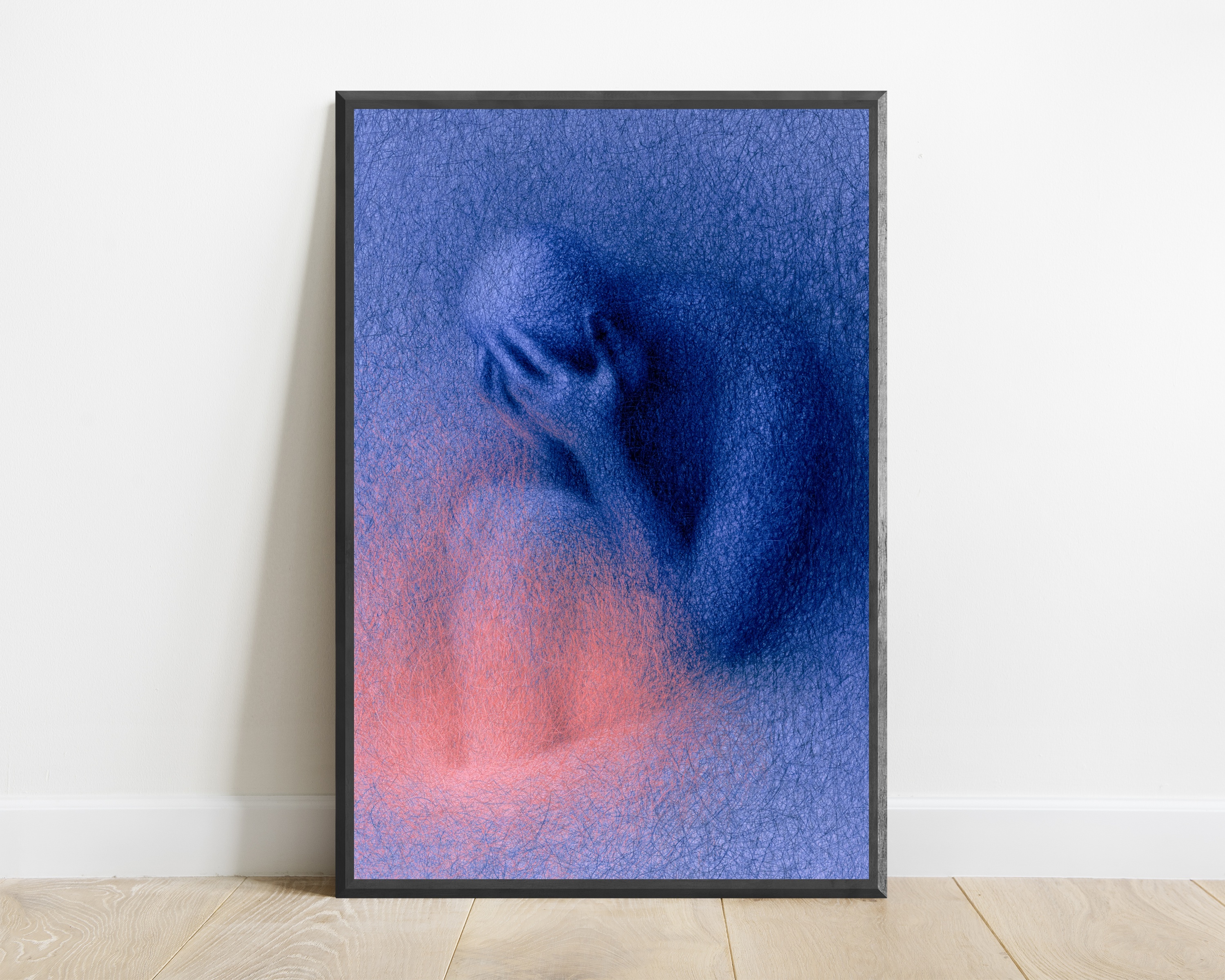 Abstract Watercolor Portrait Print
