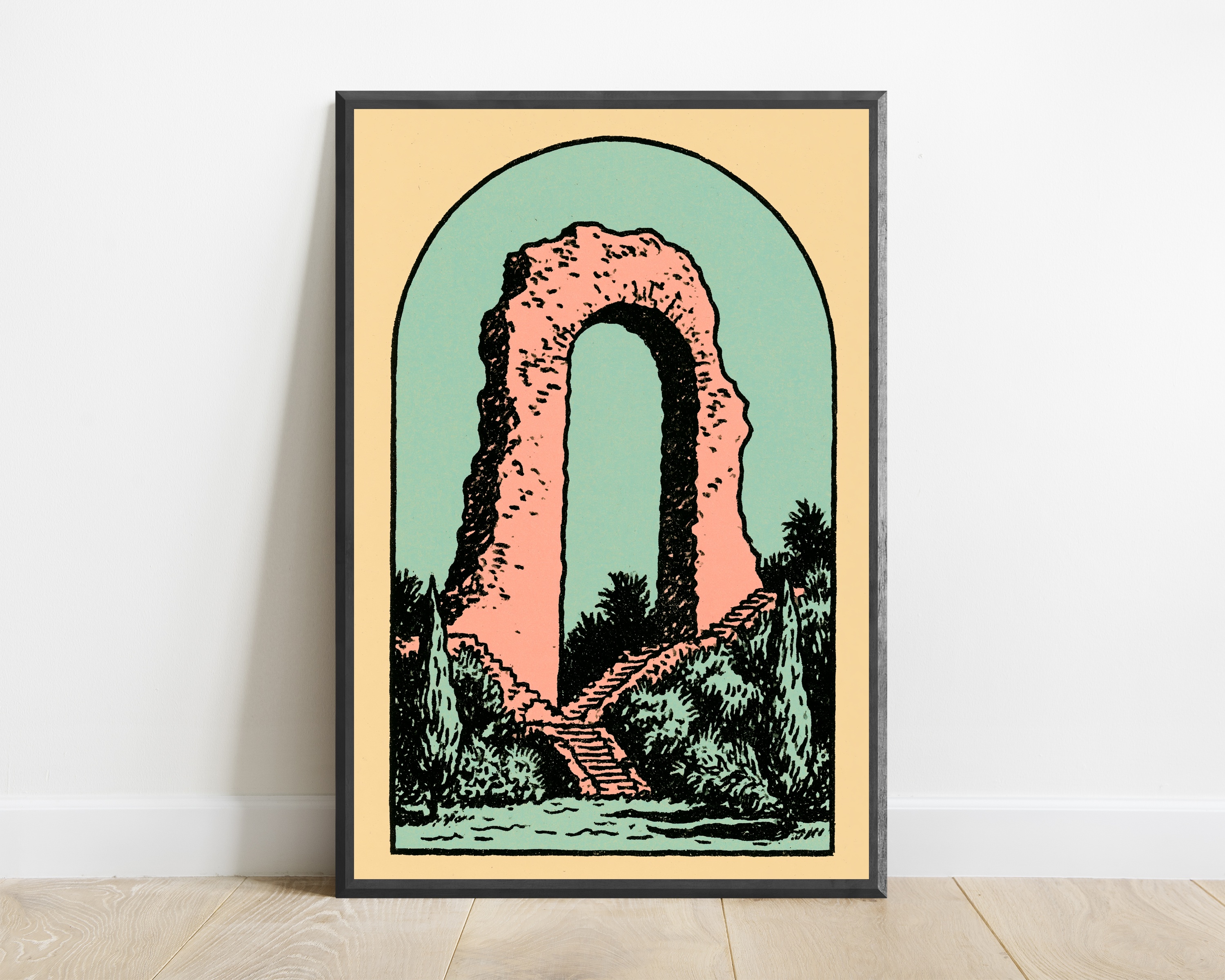 Ancient Stone Archway Ruins Print