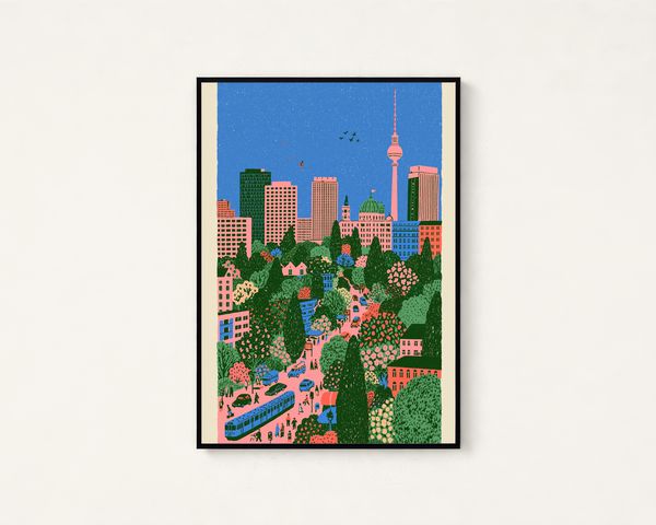 Berlin Skyline Print
