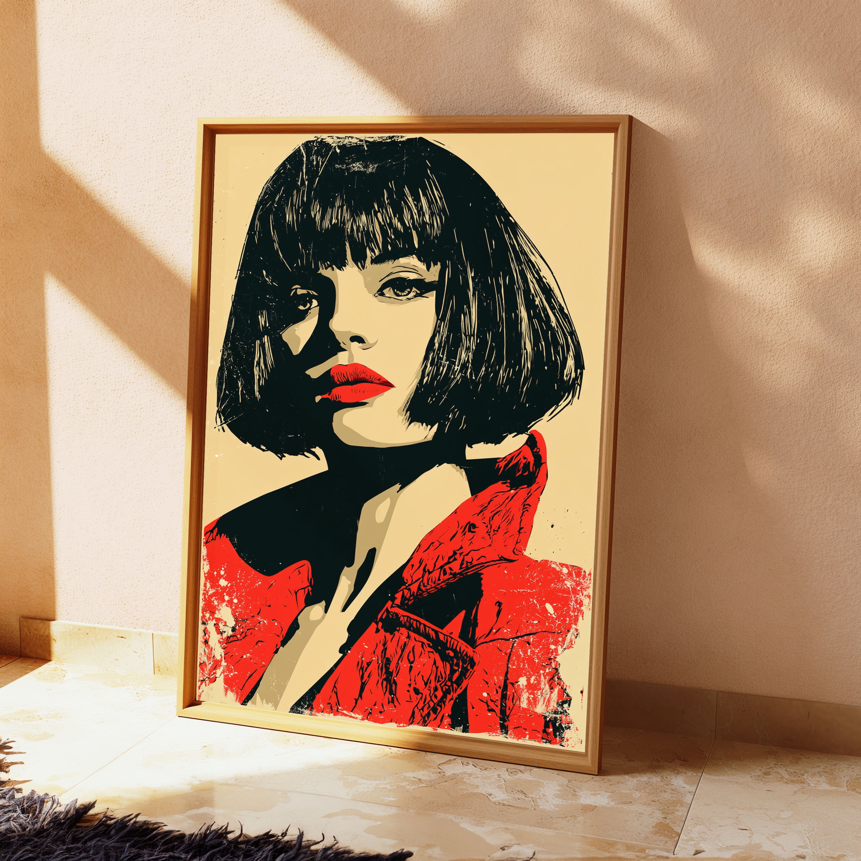 Bold Woman Portrait Pop Art Print view 2