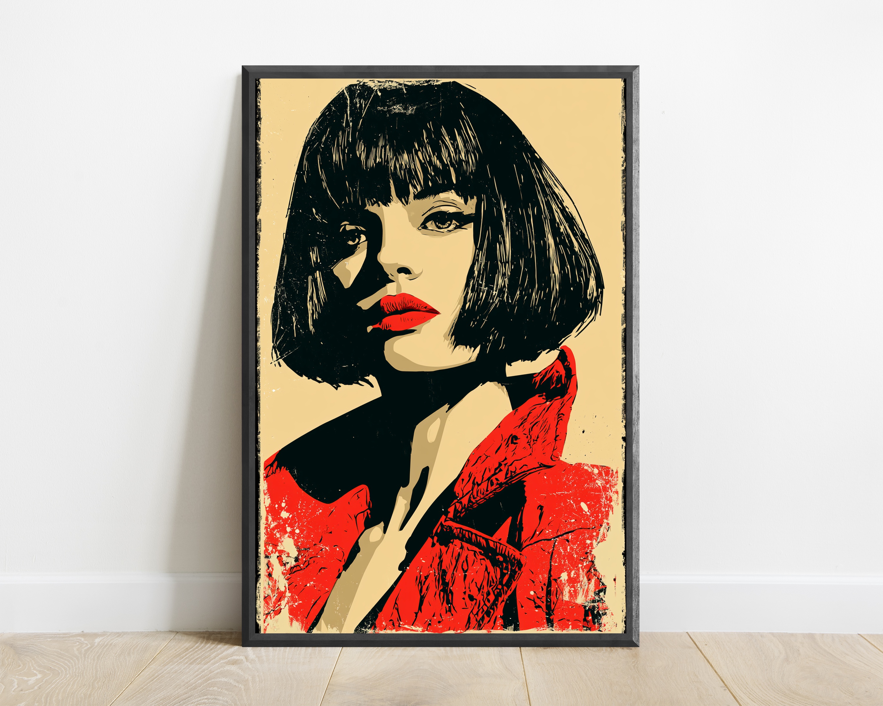 Bold Woman Portrait Pop Art Print