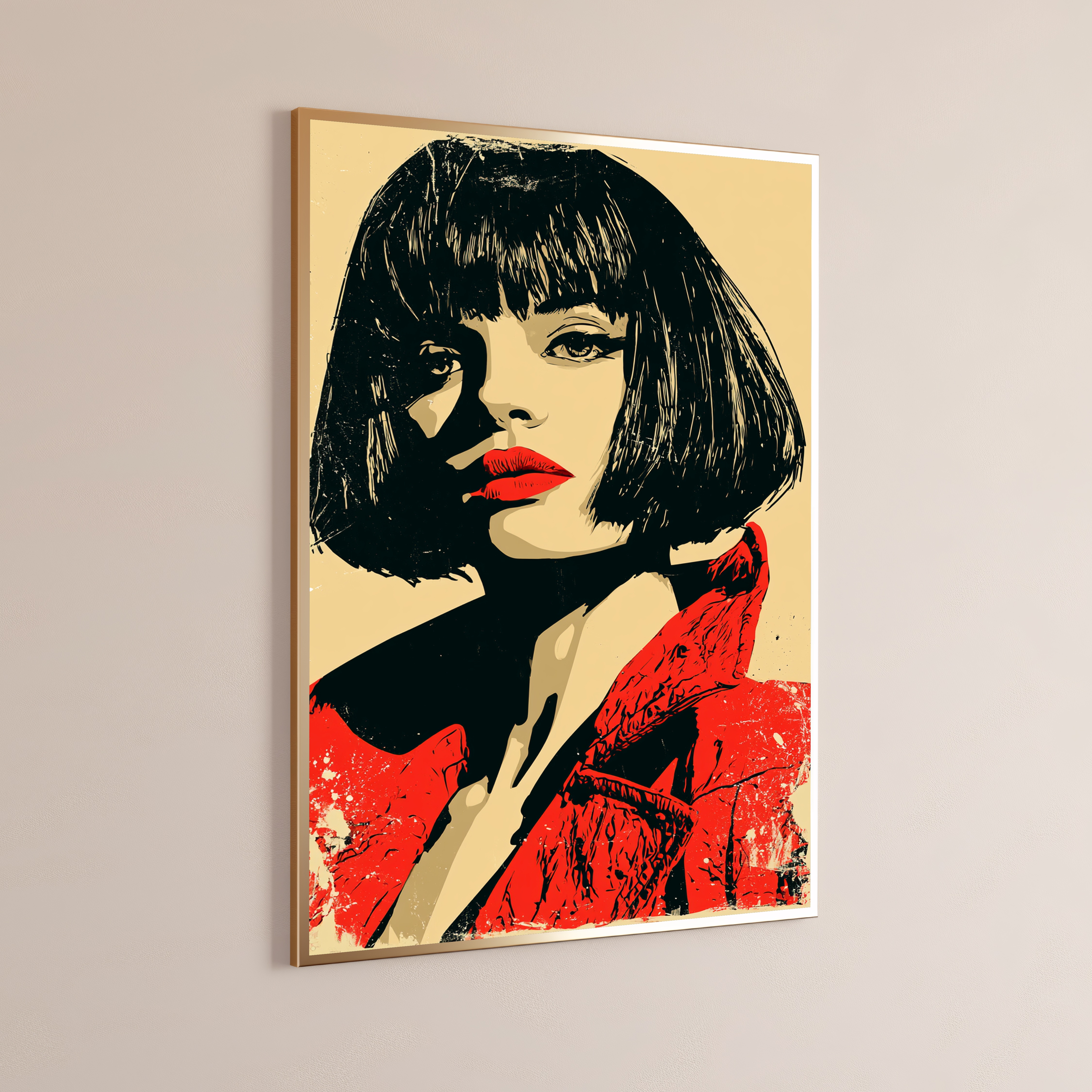 Bold Woman Portrait Pop Art Print