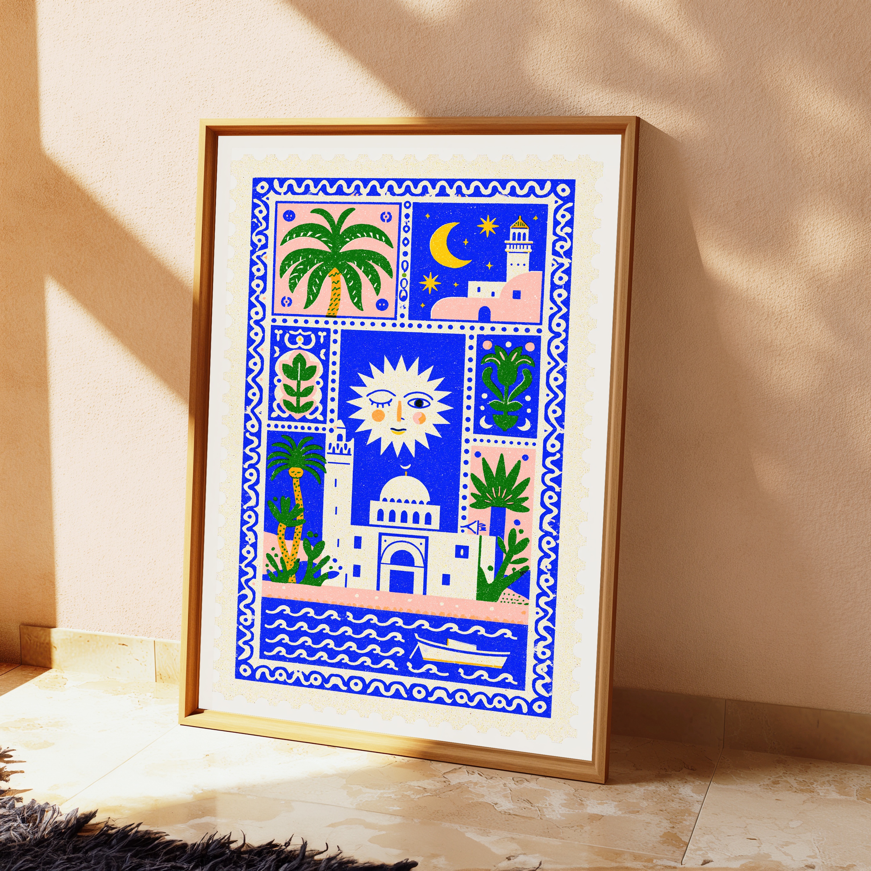 Celestial Islamic Architecture Wall Art view 2