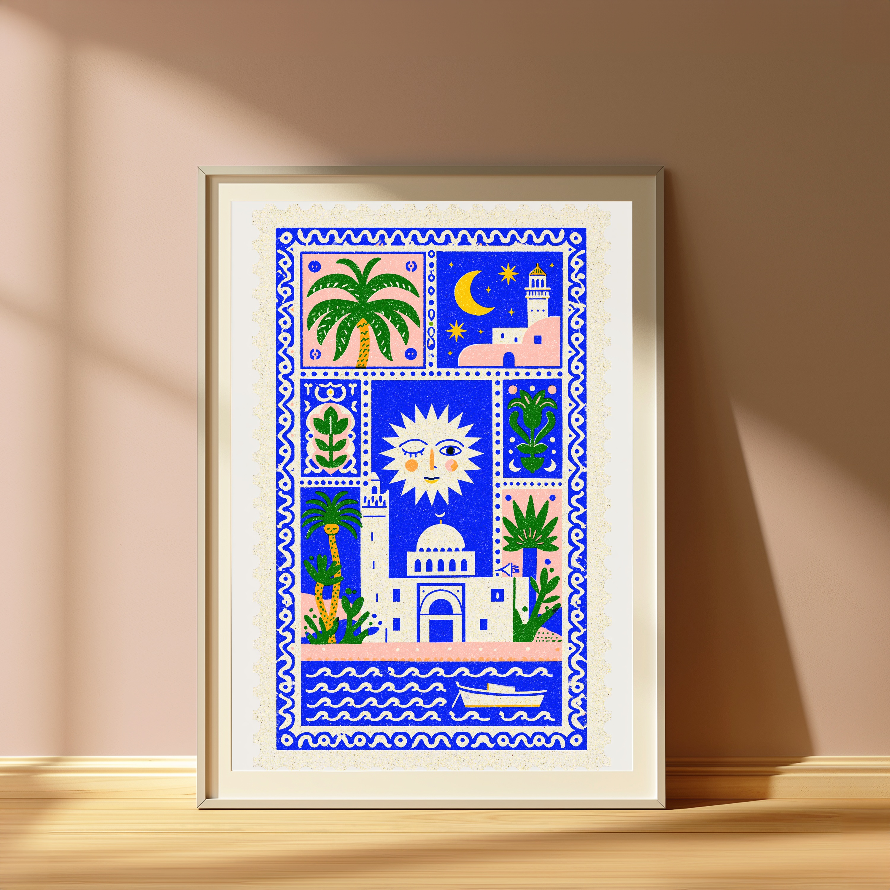 Celestial Islamic Architecture Wall Art view 4