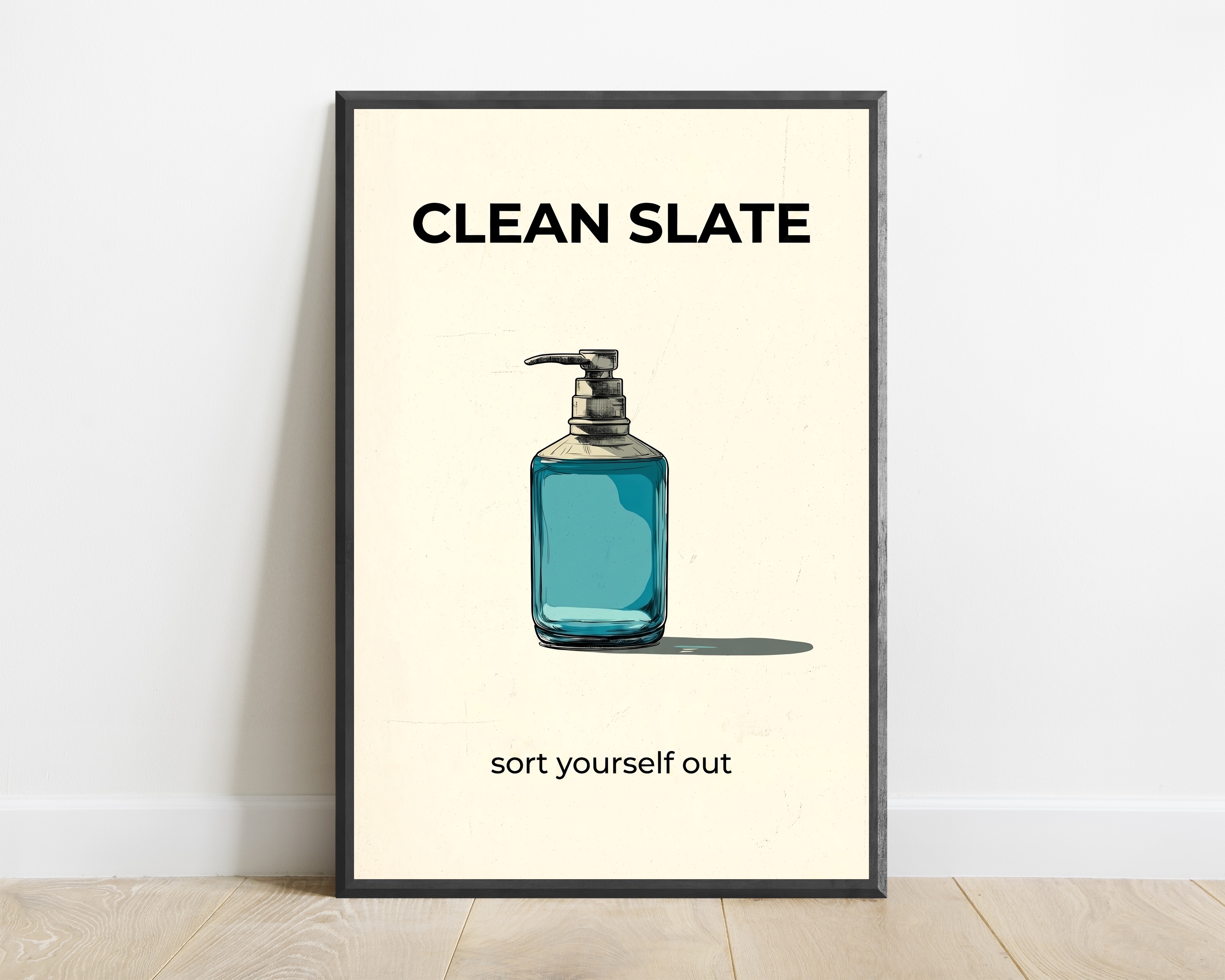 Clean Slate Minimalist Print — view 1