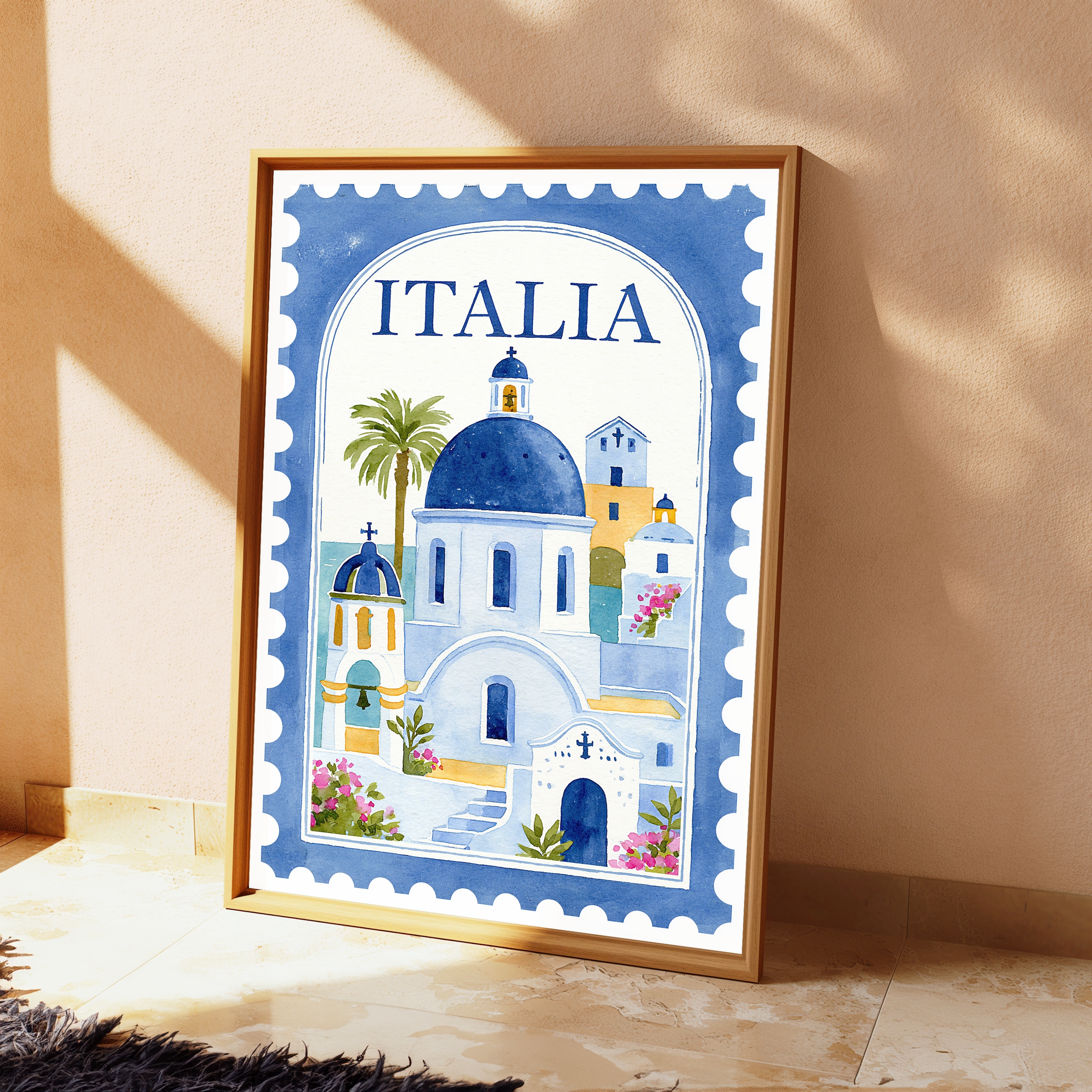 Coastal Italia Architecture Print view 2
