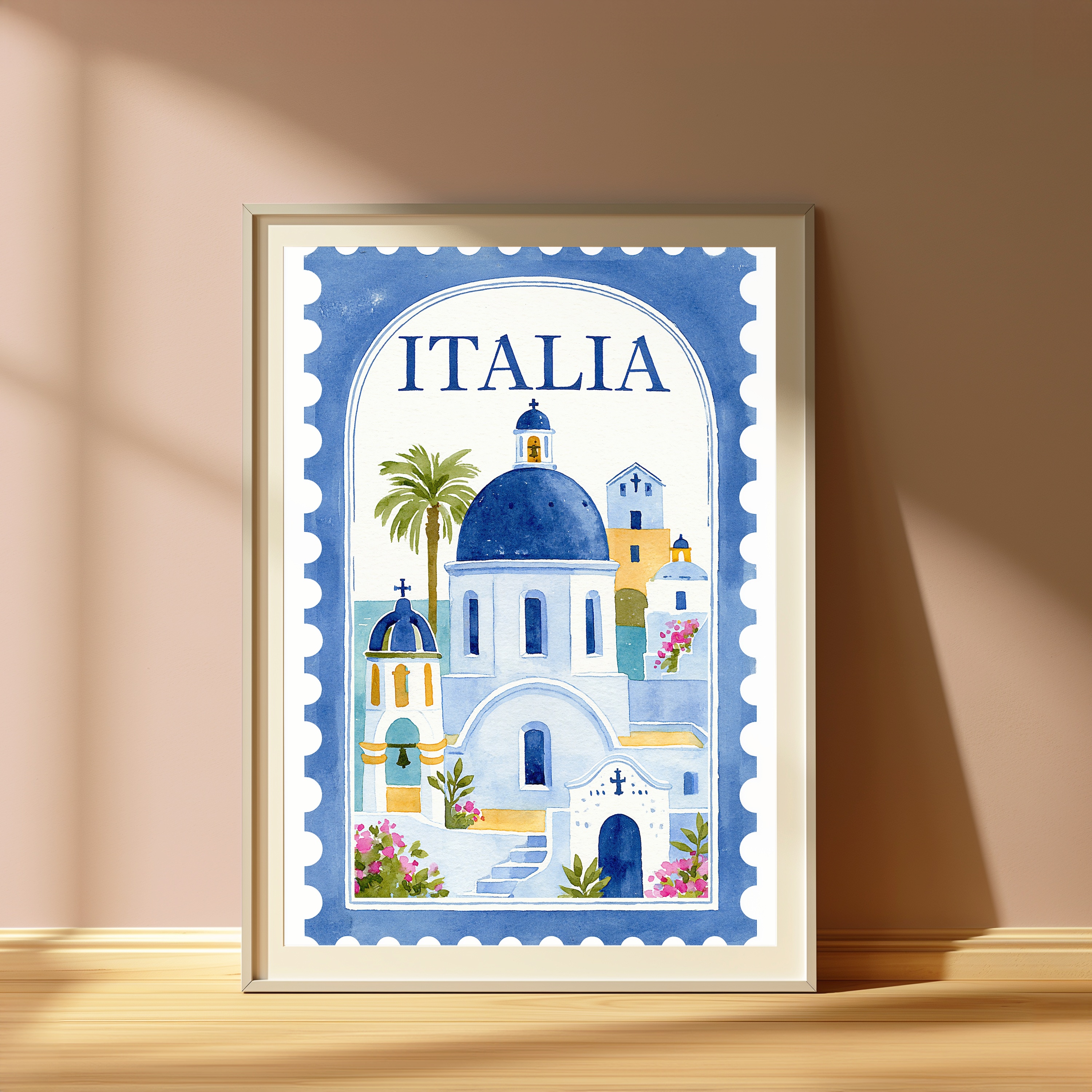 Coastal Italia Architecture Print view 4