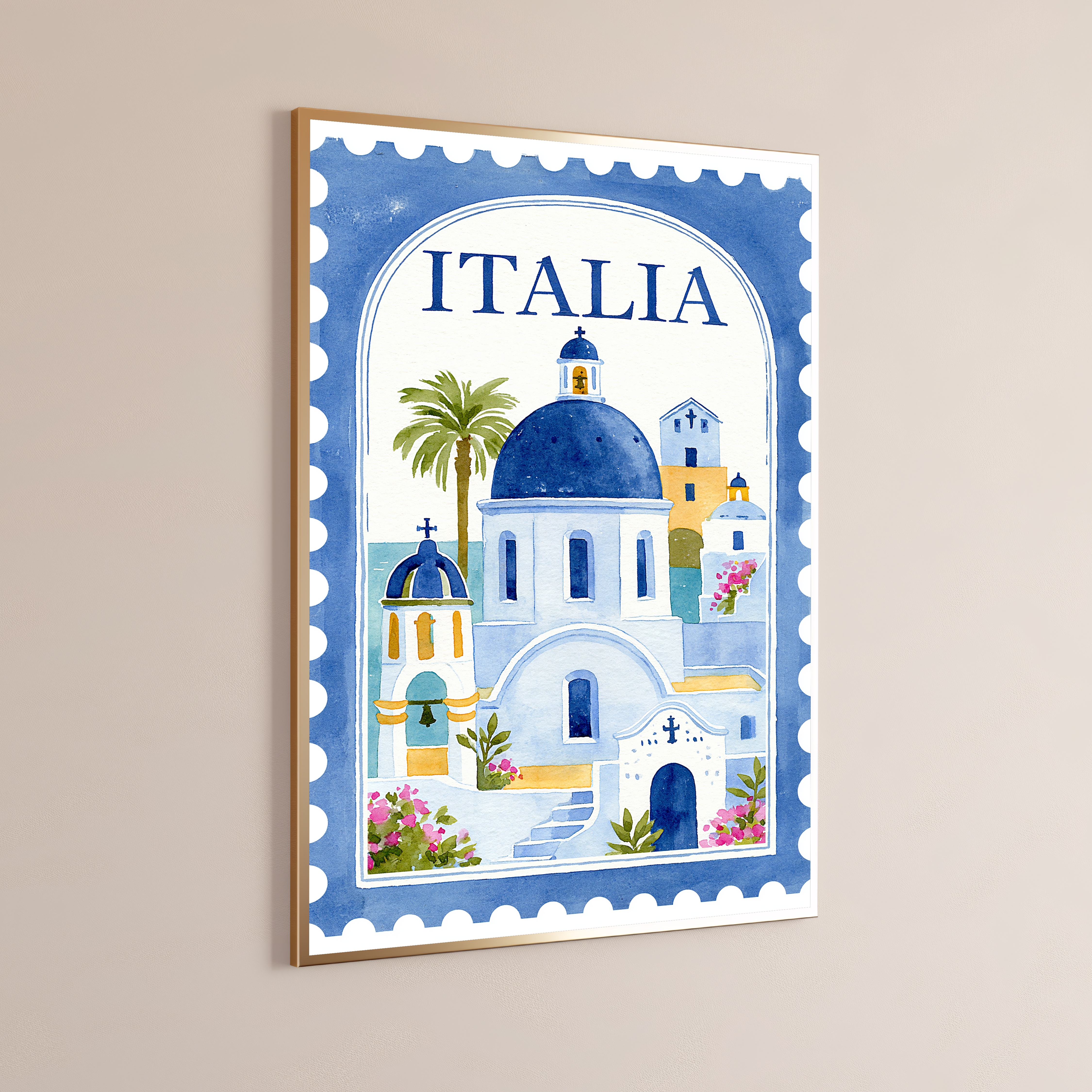 Coastal Italia Architecture Print
