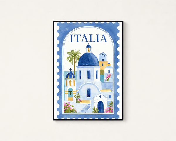 Coastal Italia Architecture Print