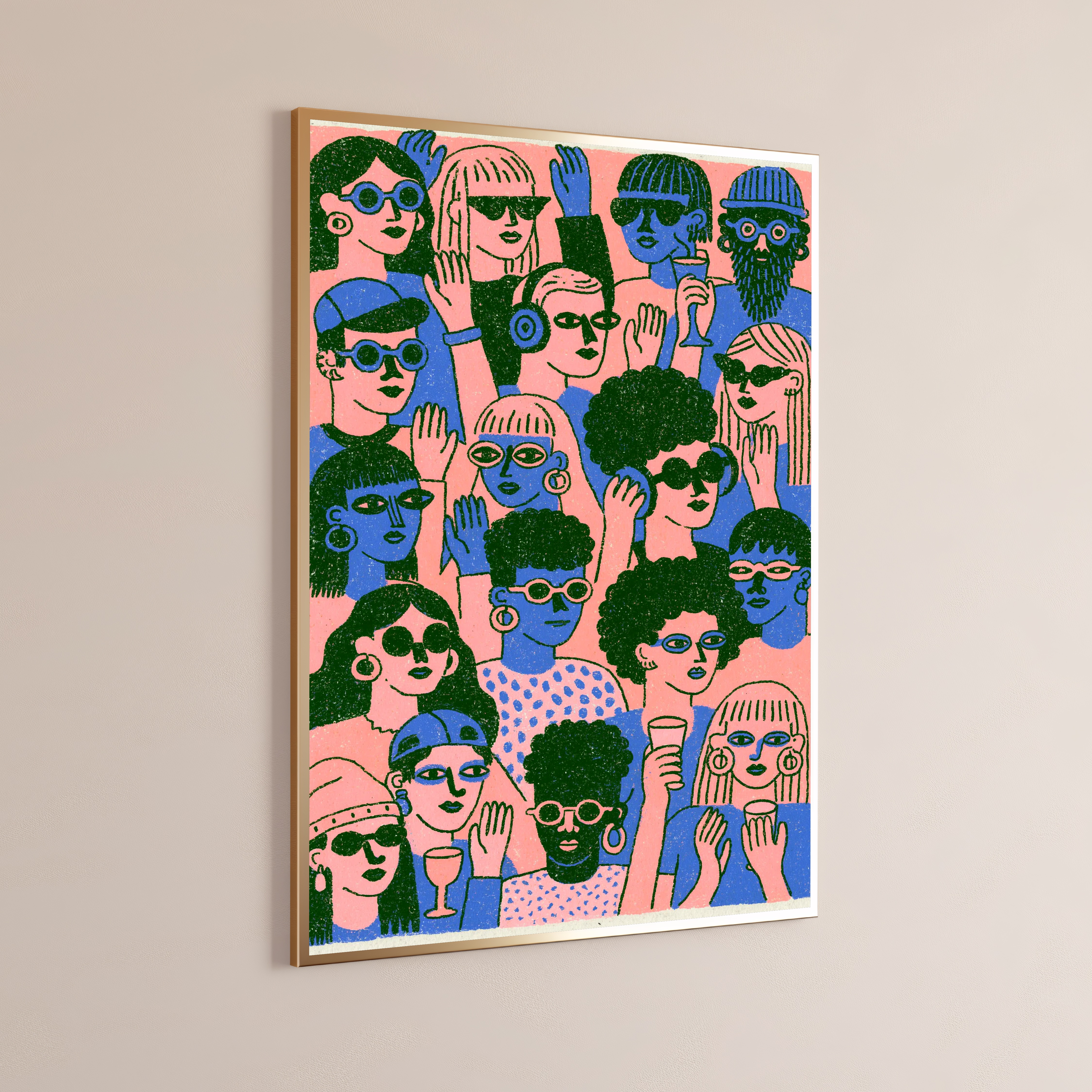 Colorful Diverse Women Pop Art Print