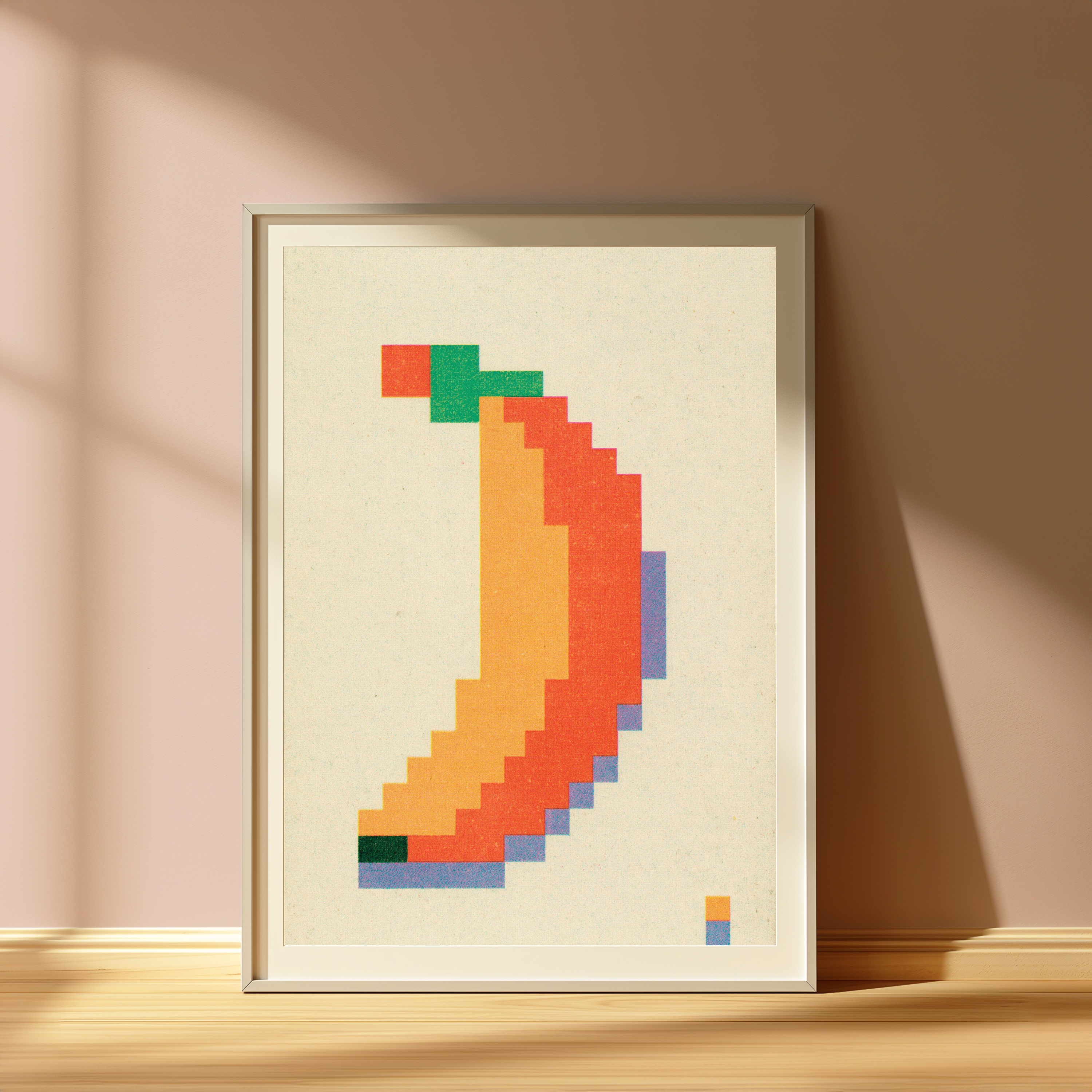 Colorful Pixel Art Portrait view 4