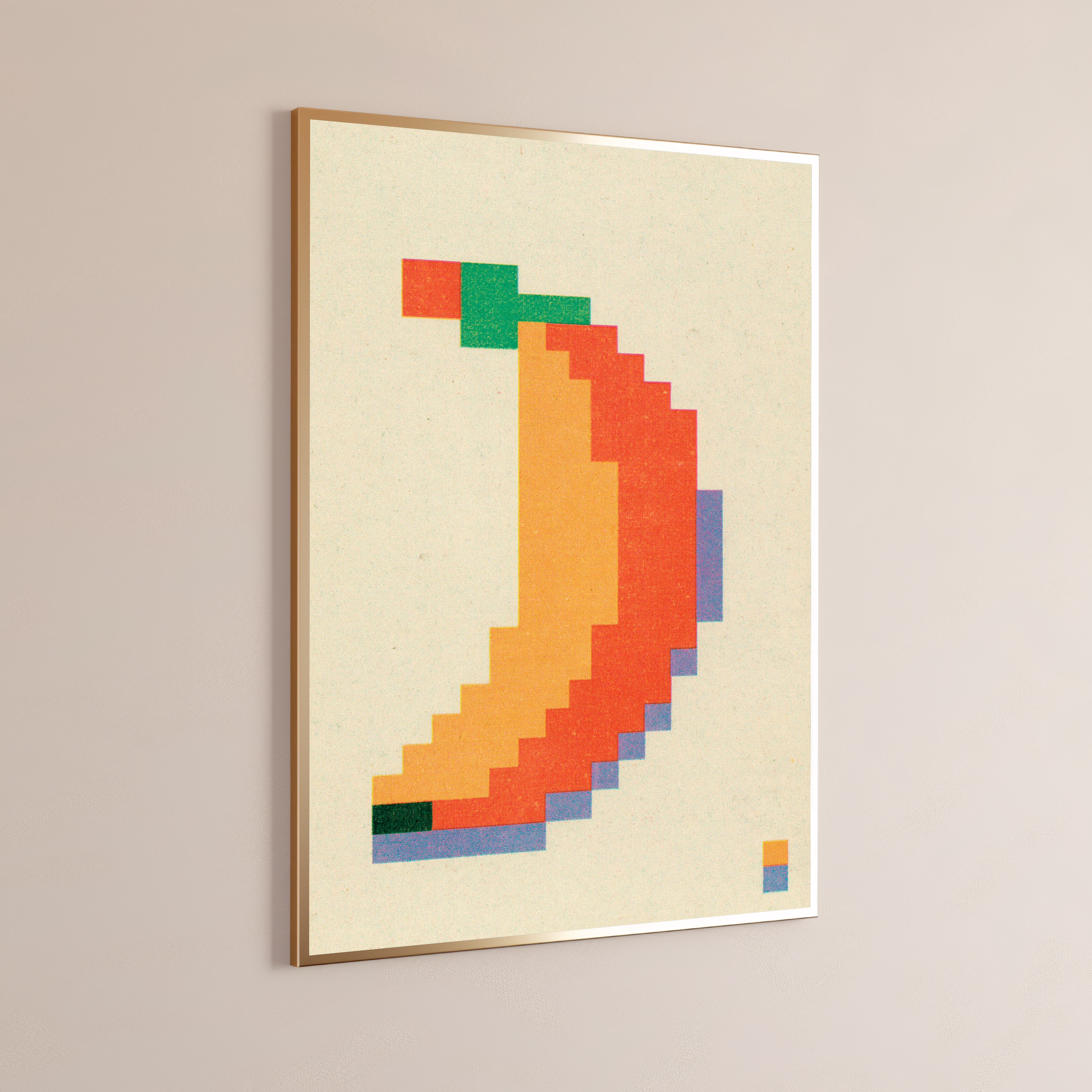 Colorful Pixel Art Portrait