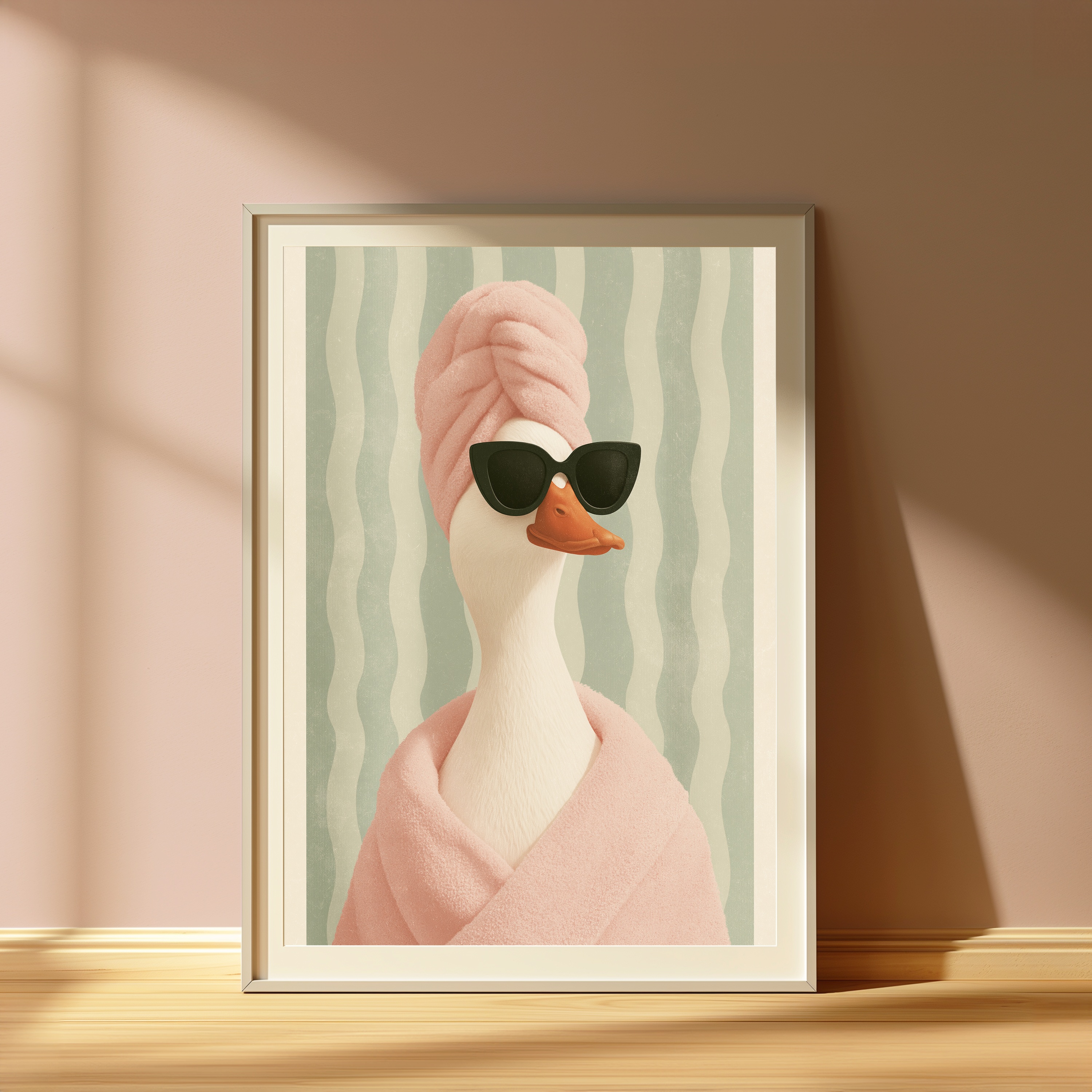 Cool Duck Sunglasses Pop Art Print view 4