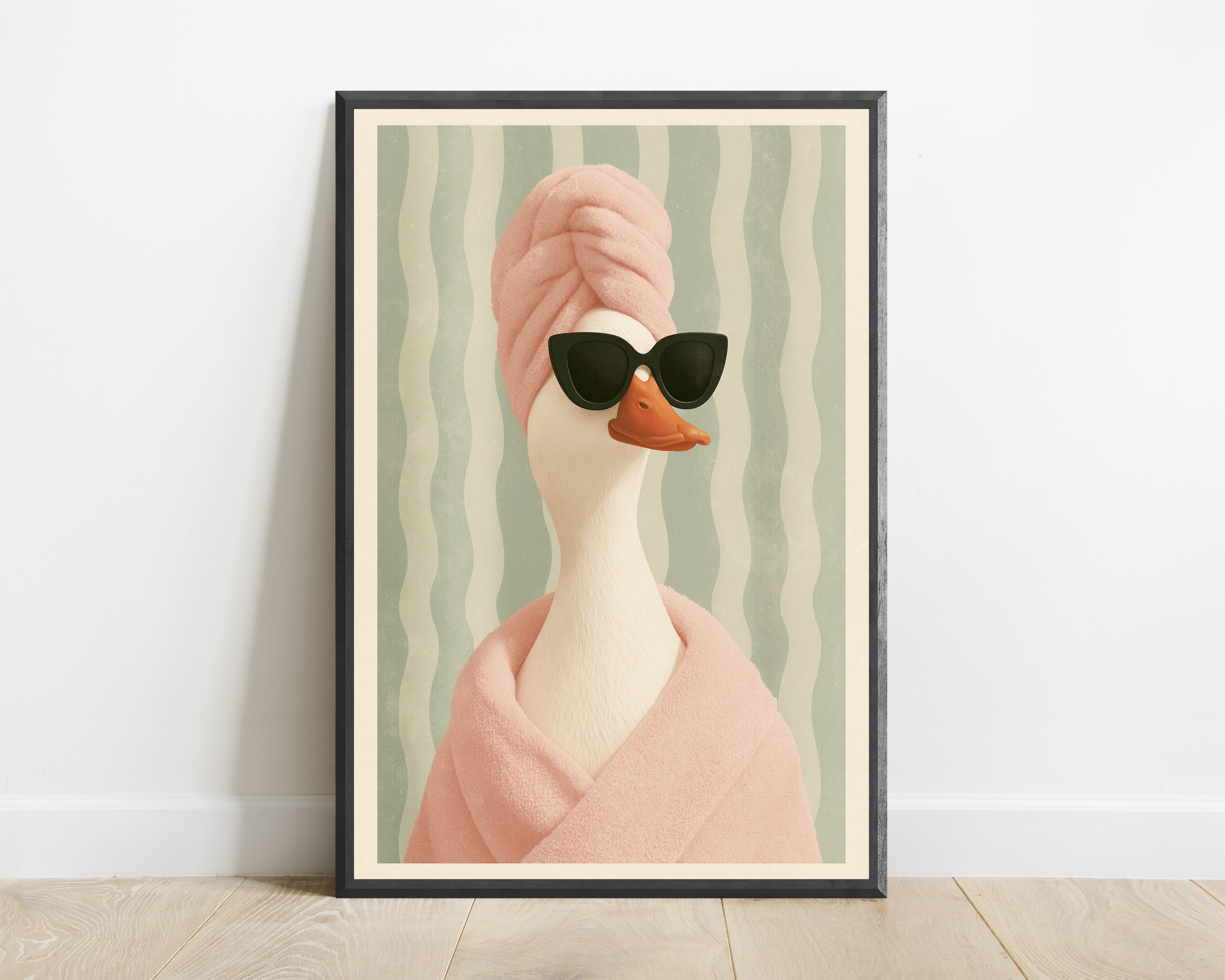 Cool Duck Sunglasses Pop Art Print