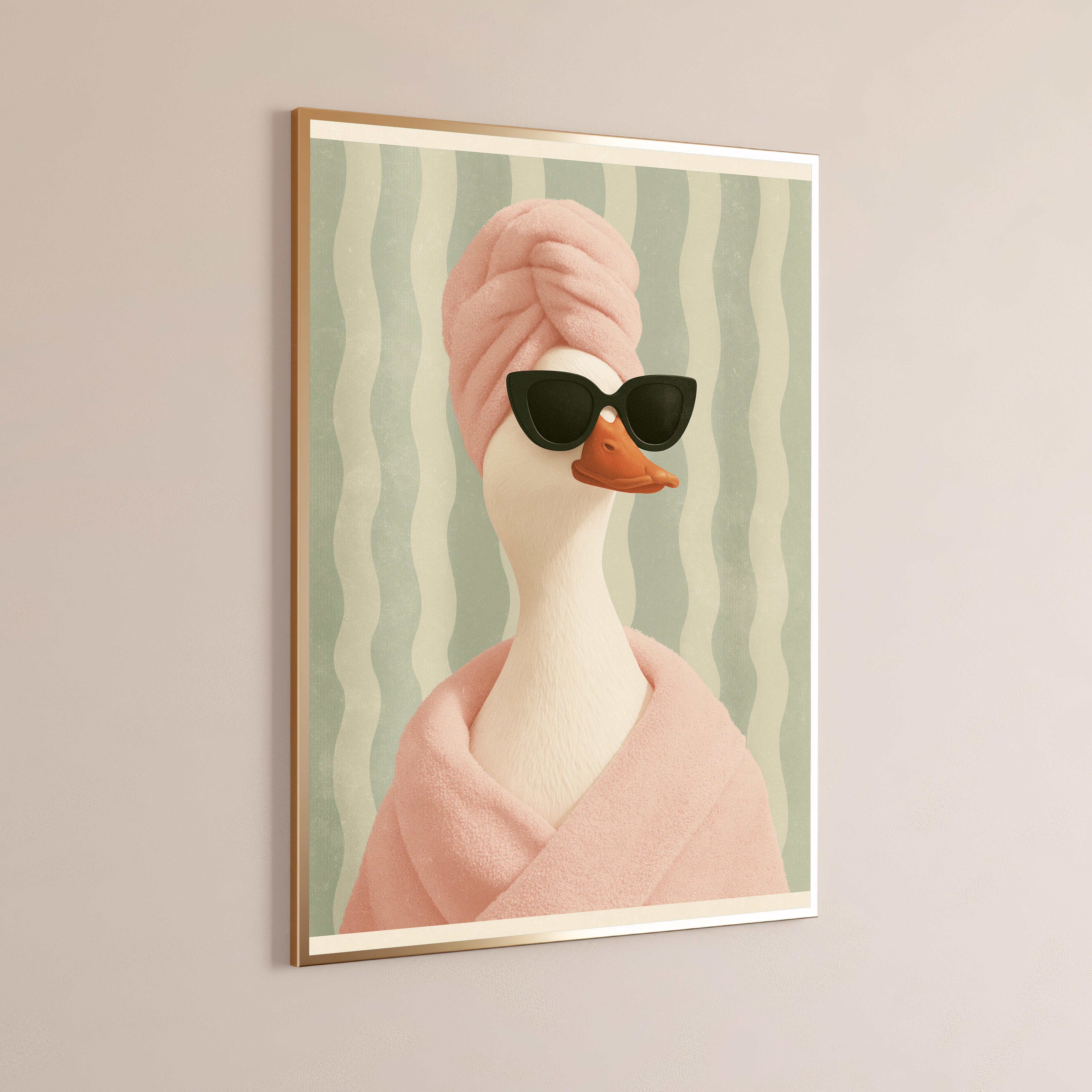 Cool Duck Sunglasses Pop Art Print