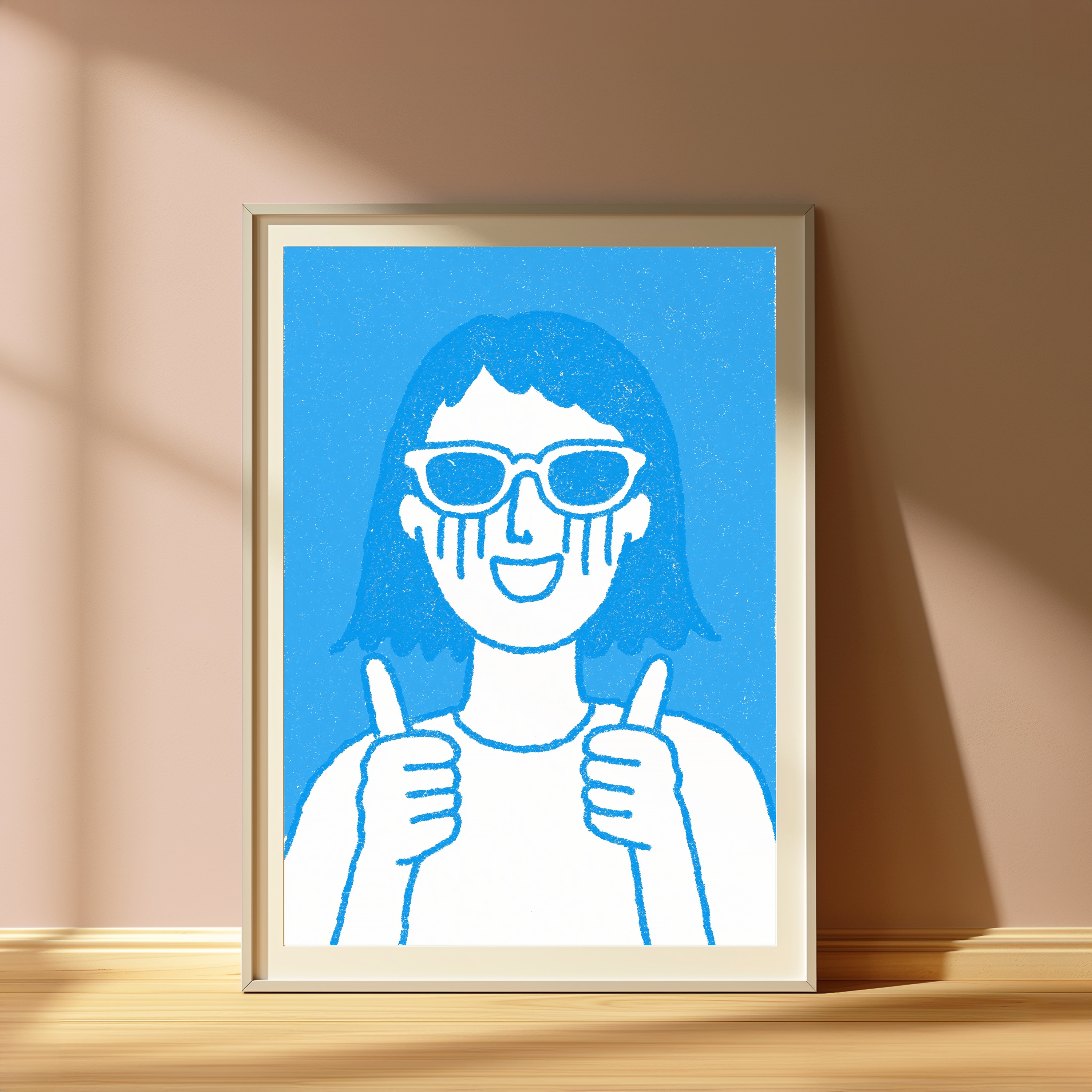 Cool Girl Sunglasses Pop Art Print view 4