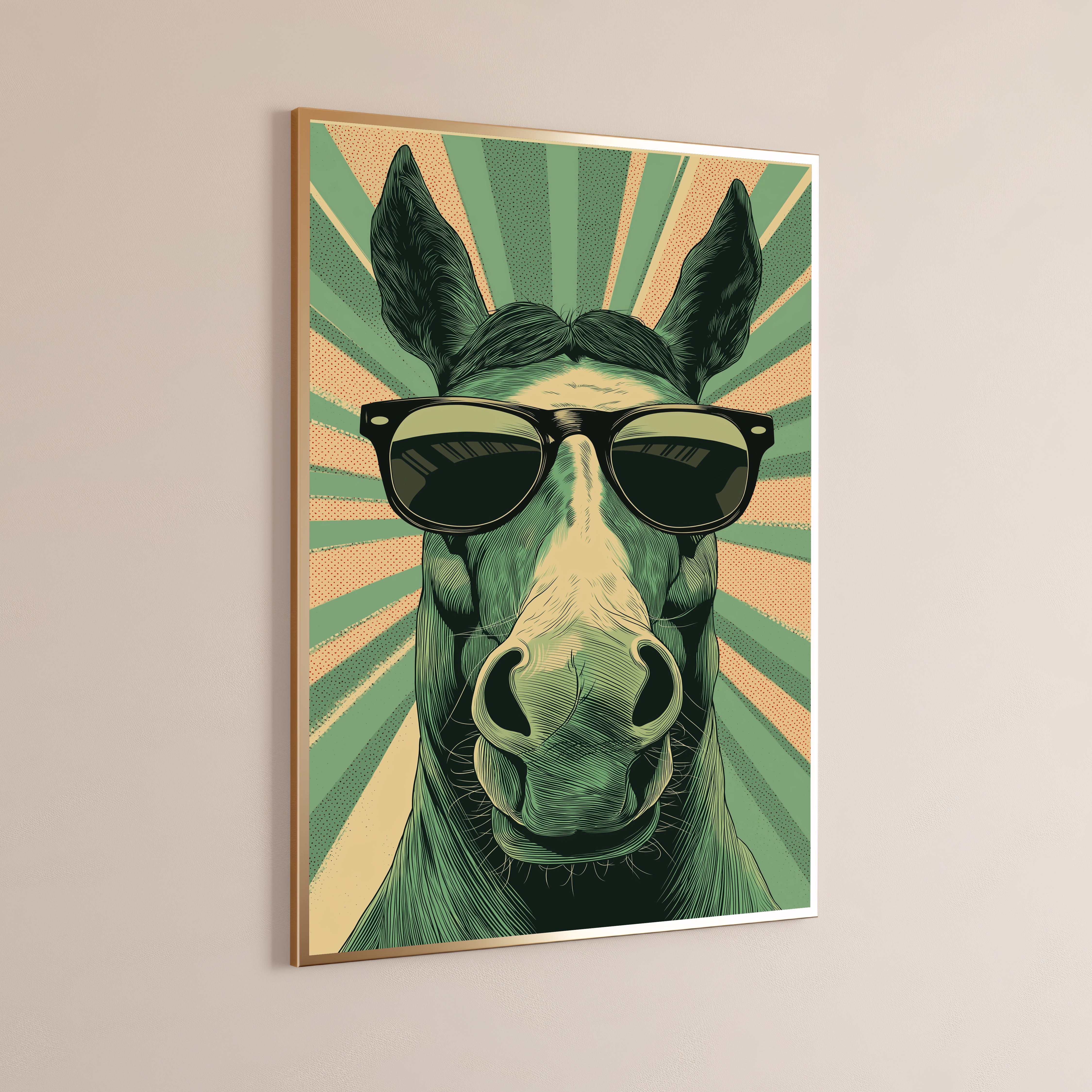 Cool Horse Sunglasses Print