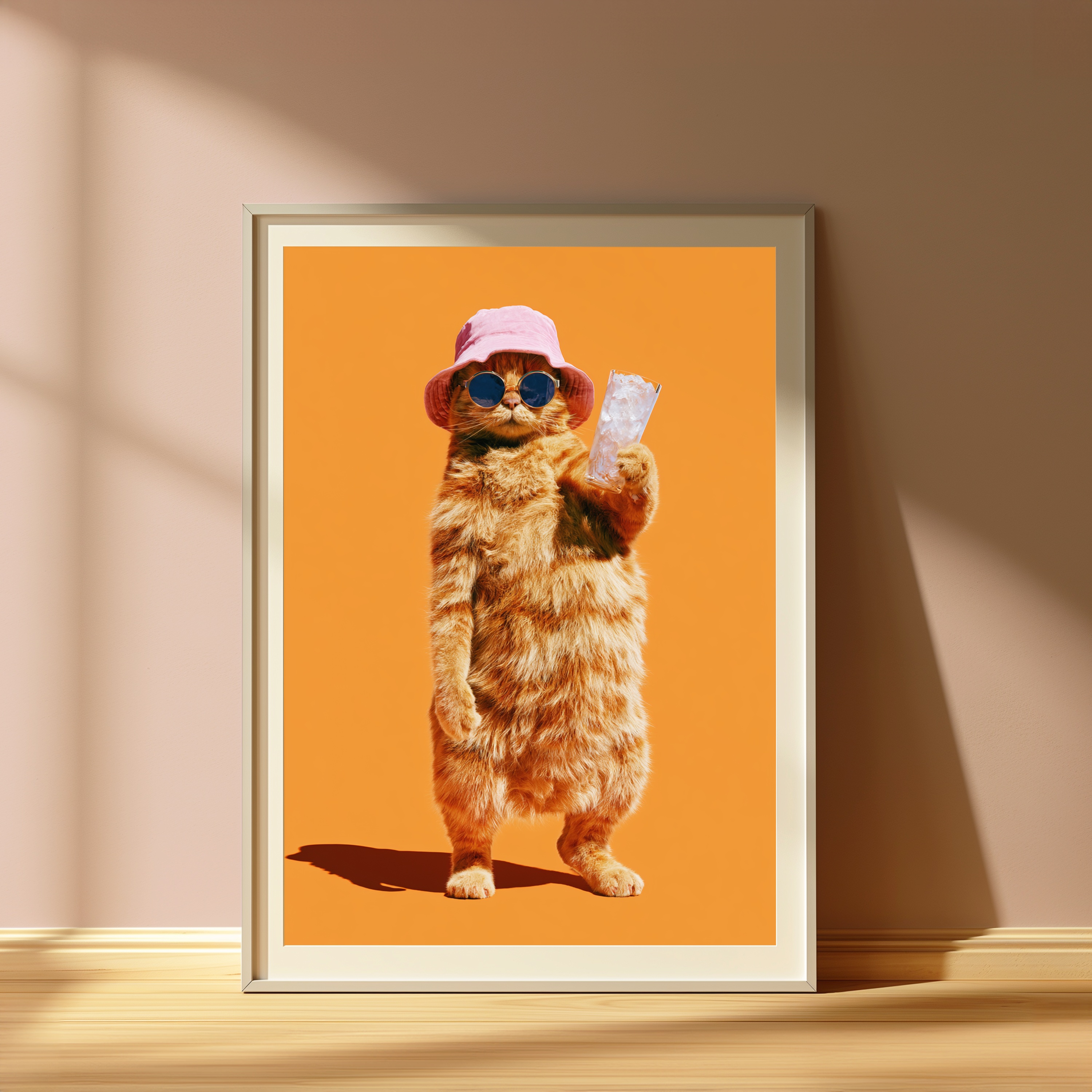 Cool Meerkat Sunglasses Pop Art Print view 4