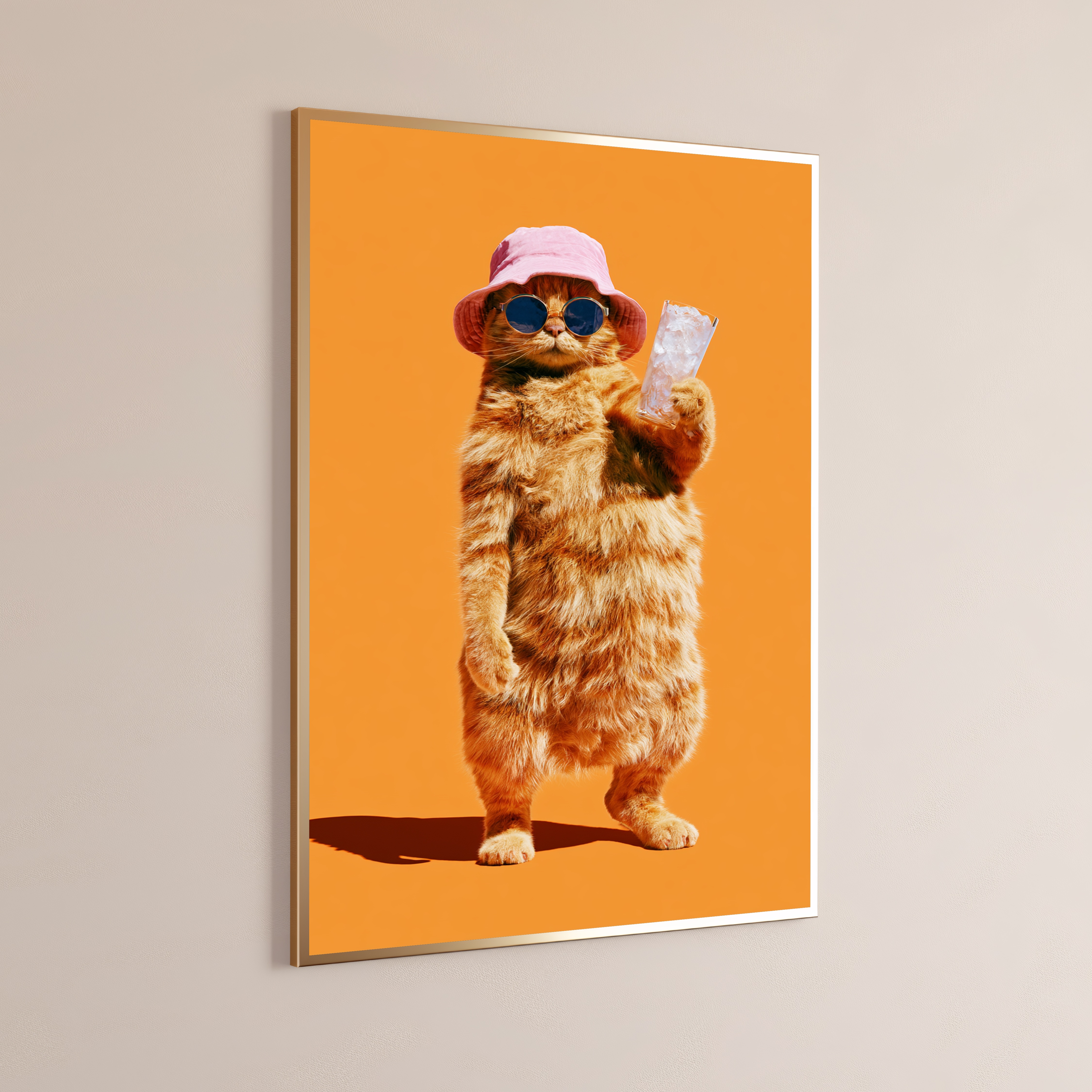 Cool Meerkat Sunglasses Pop Art Print
