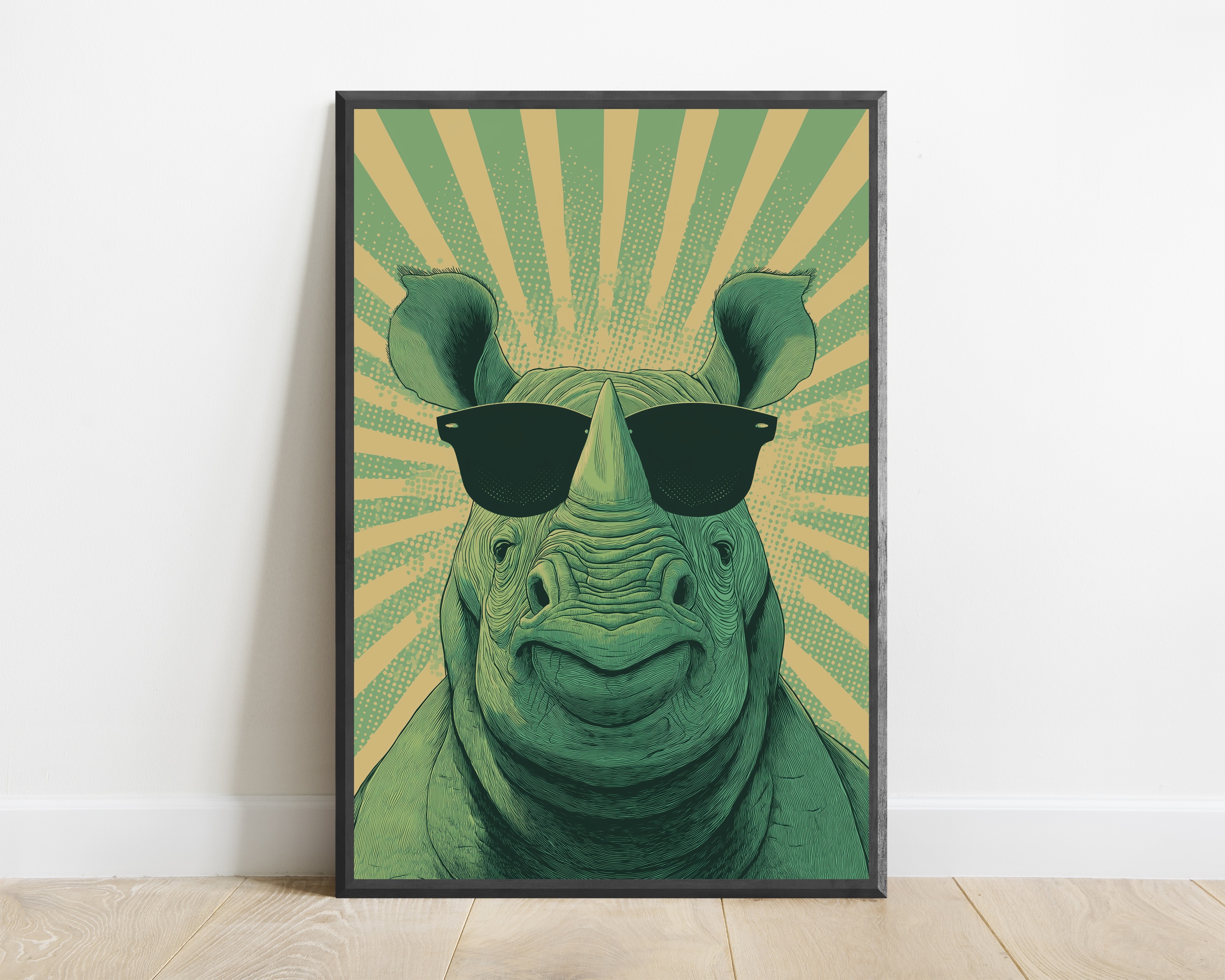 Cool Rhino Sunglasses Print