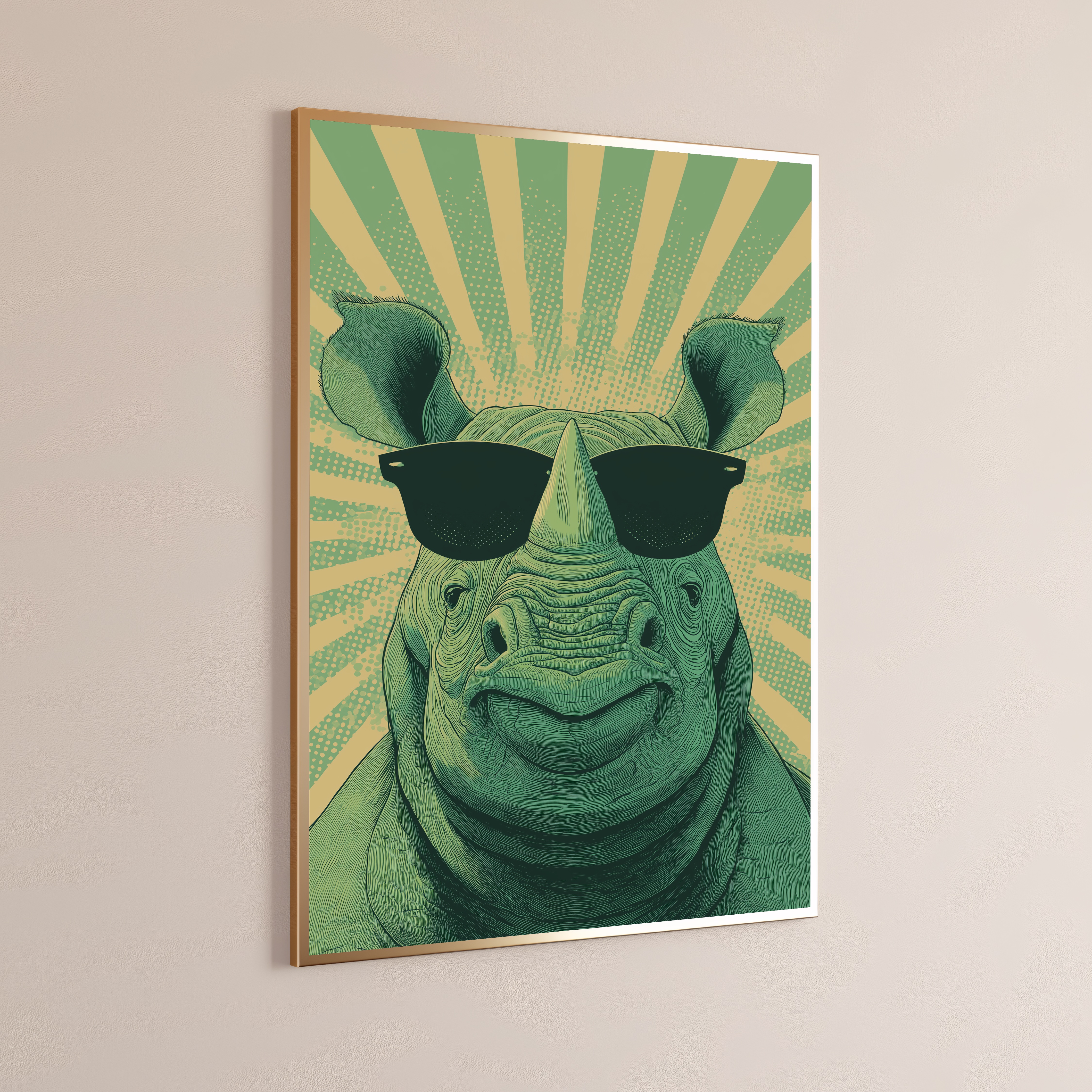 Cool Rhino Sunglasses Print