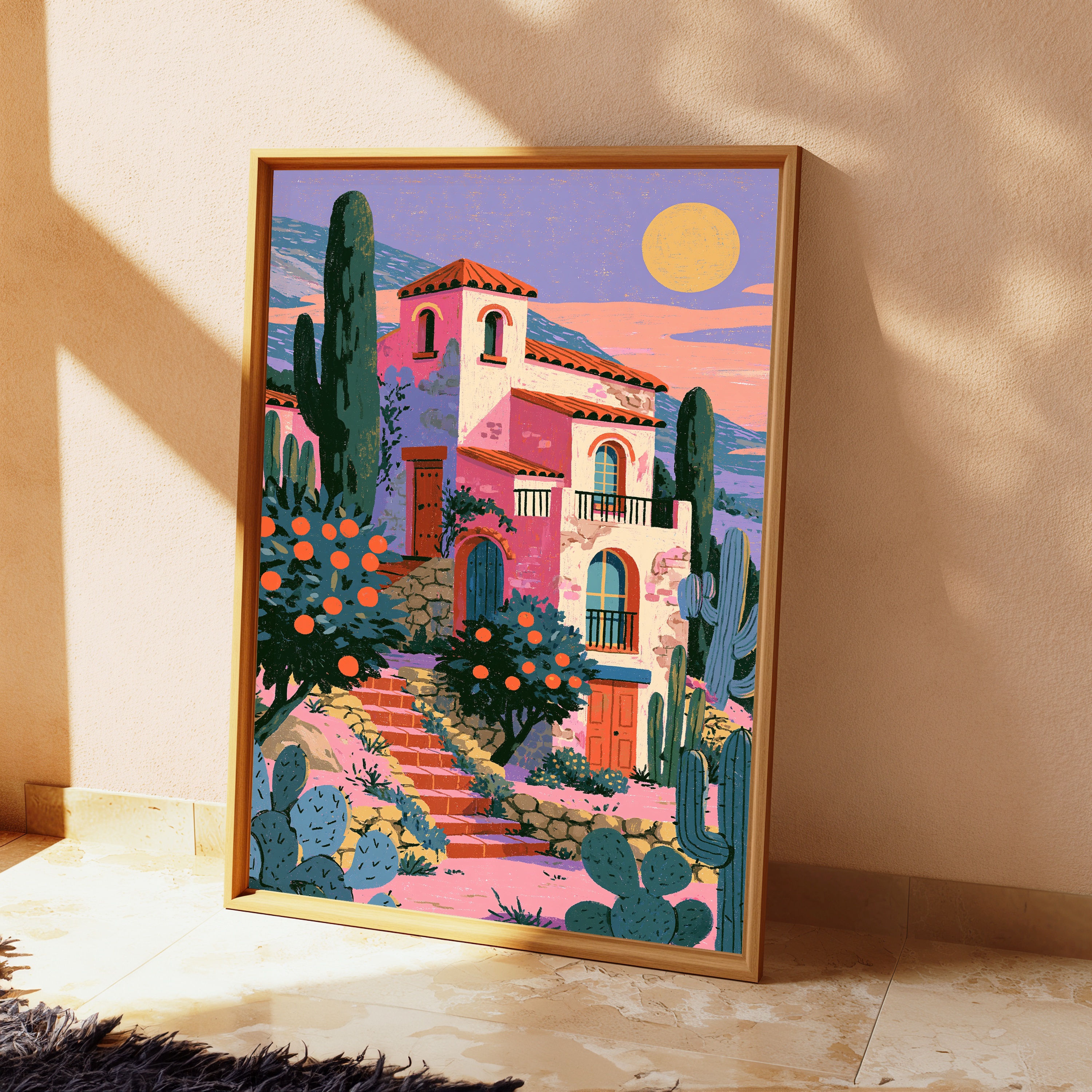 Desert Villa Sunset view 2