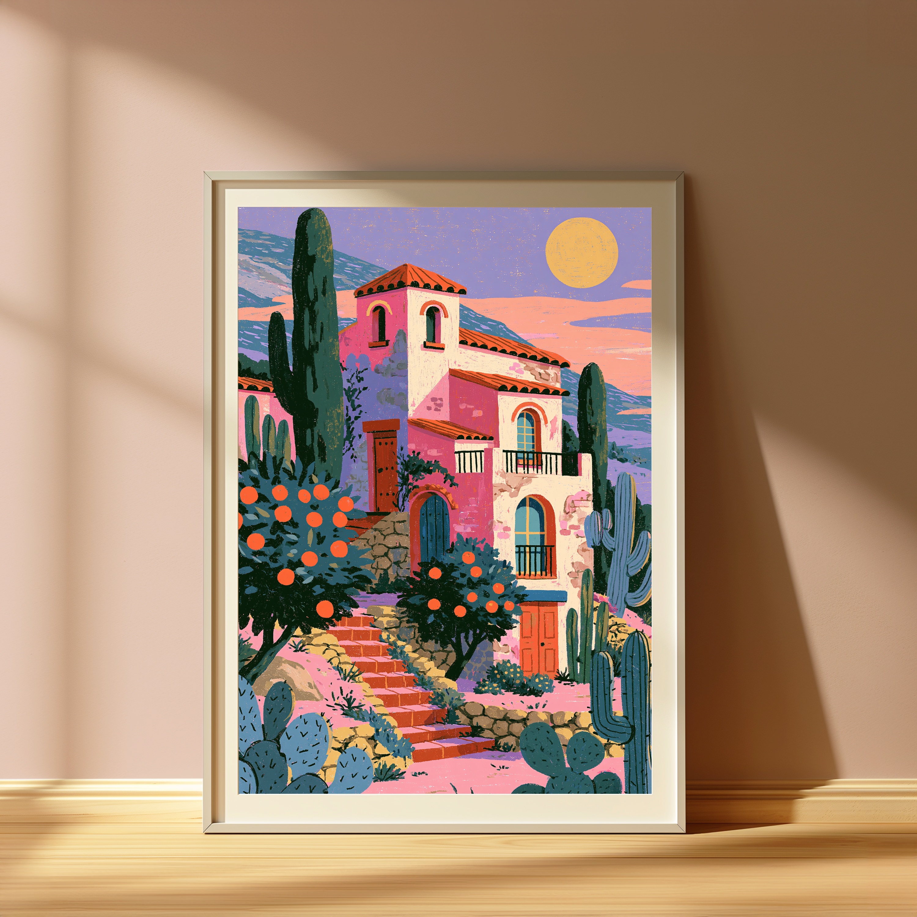Desert Villa Sunset view 4