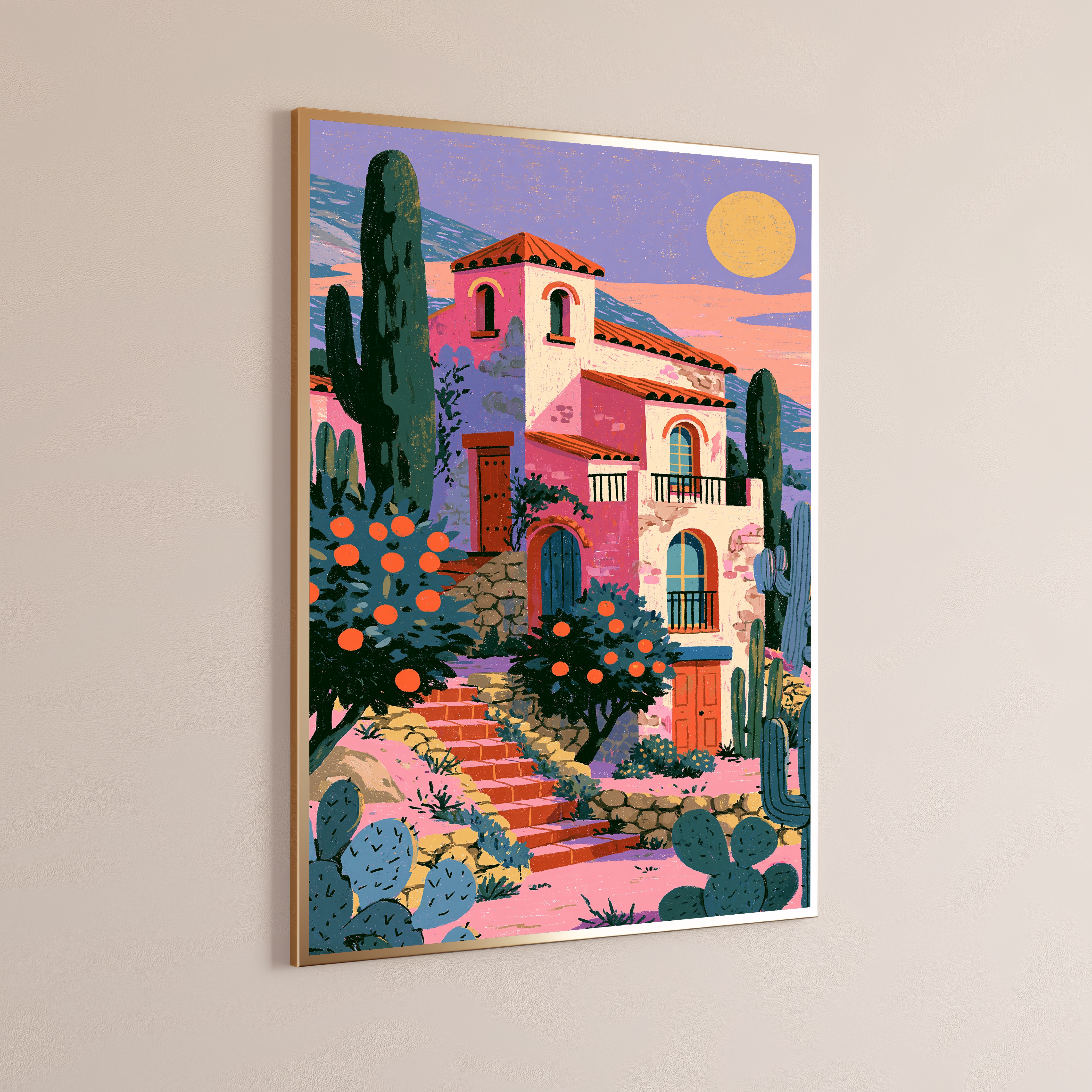 Desert Villa Sunset